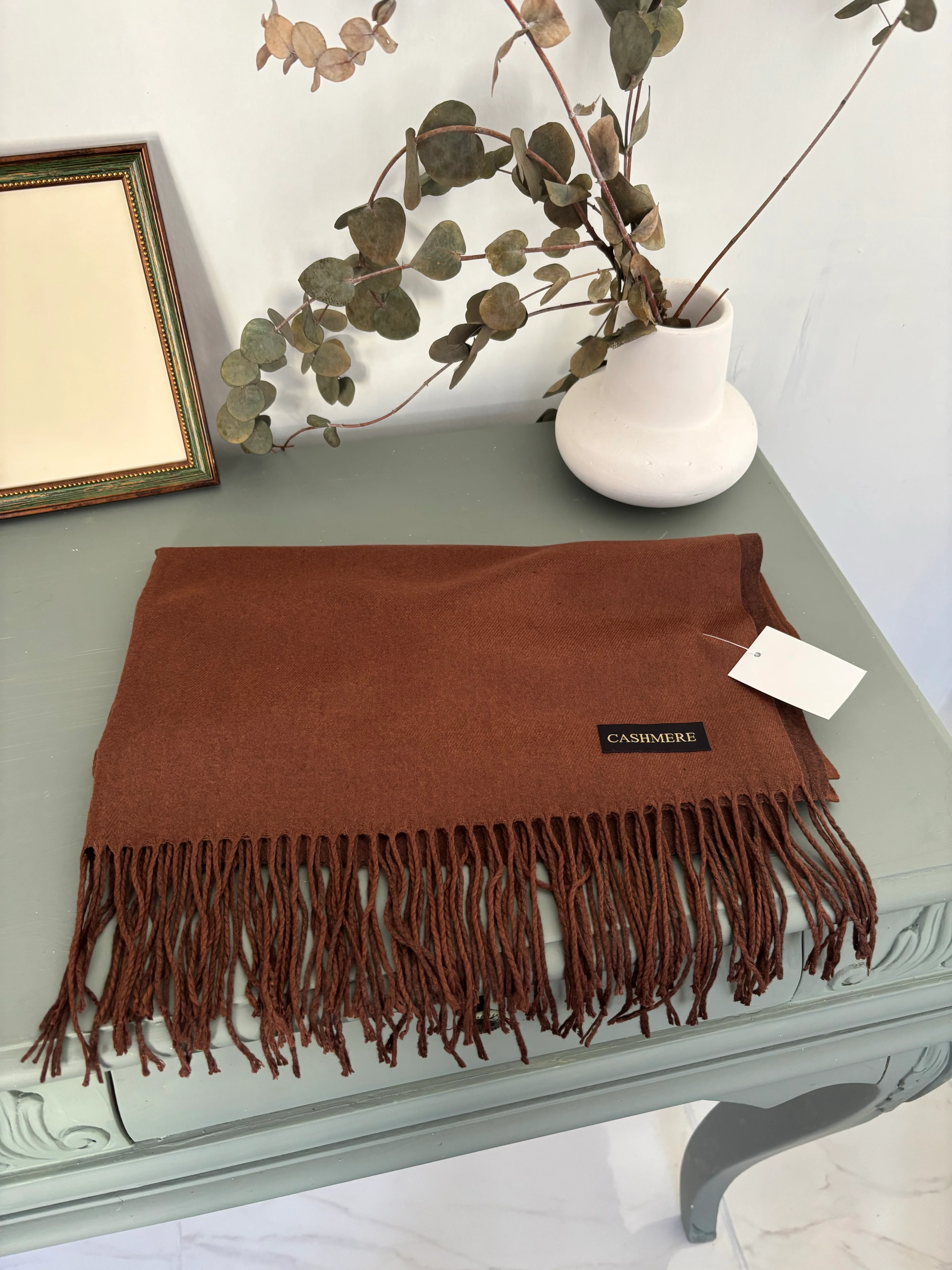 Tarçın Cashmere Şal