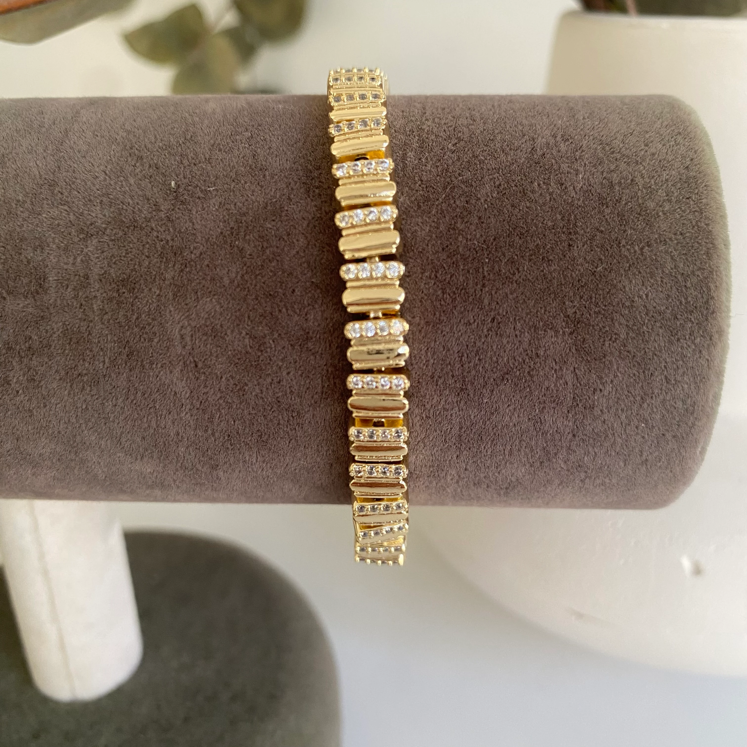 Xuping Gold Zirkon Taşlı Bileklik