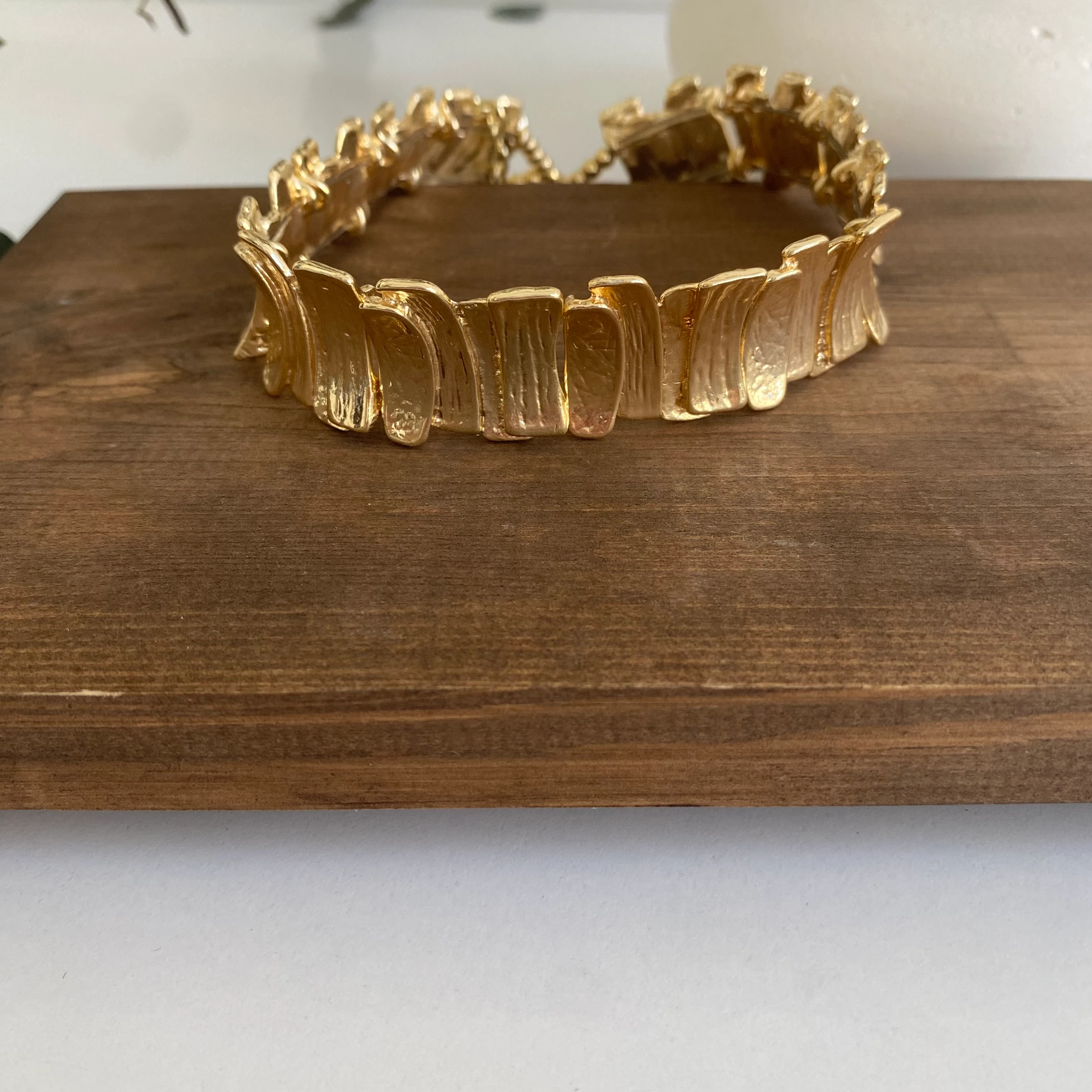 14k Altın Kaplama Choker Kolye