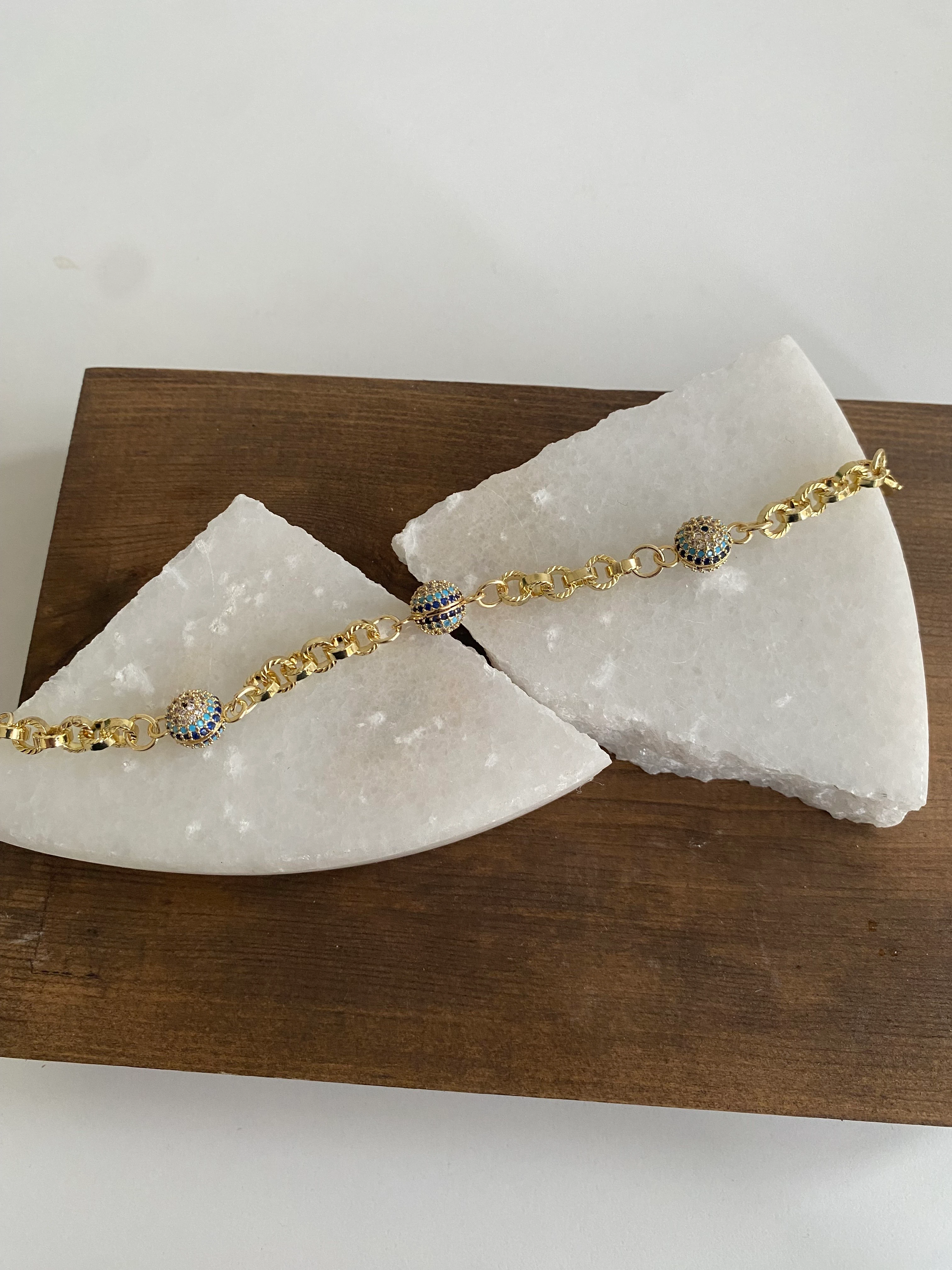 Xuping Nazar Boncuk  Zincir Bileklik