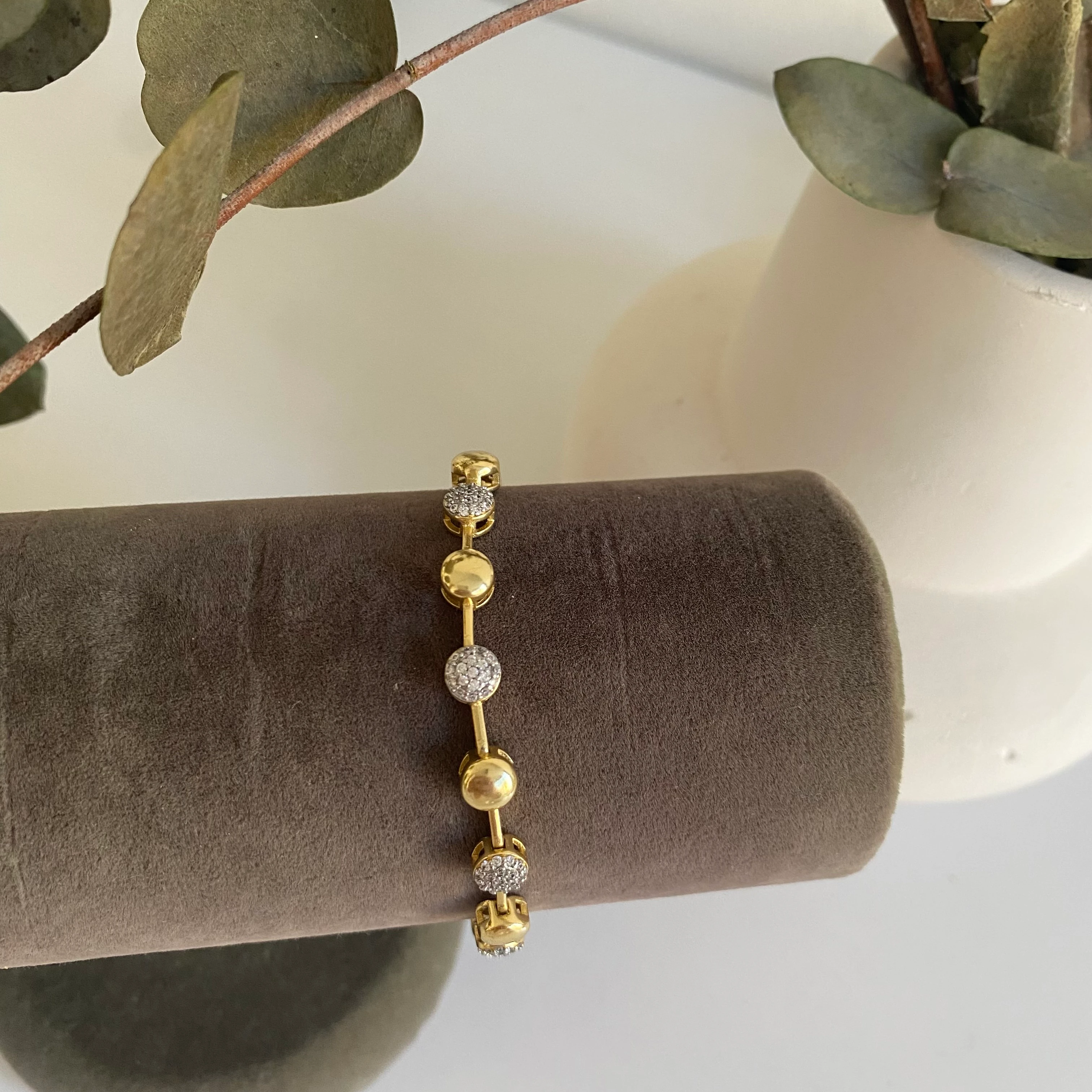 Xuping Zirkon Taşlı Nokta Bileklik