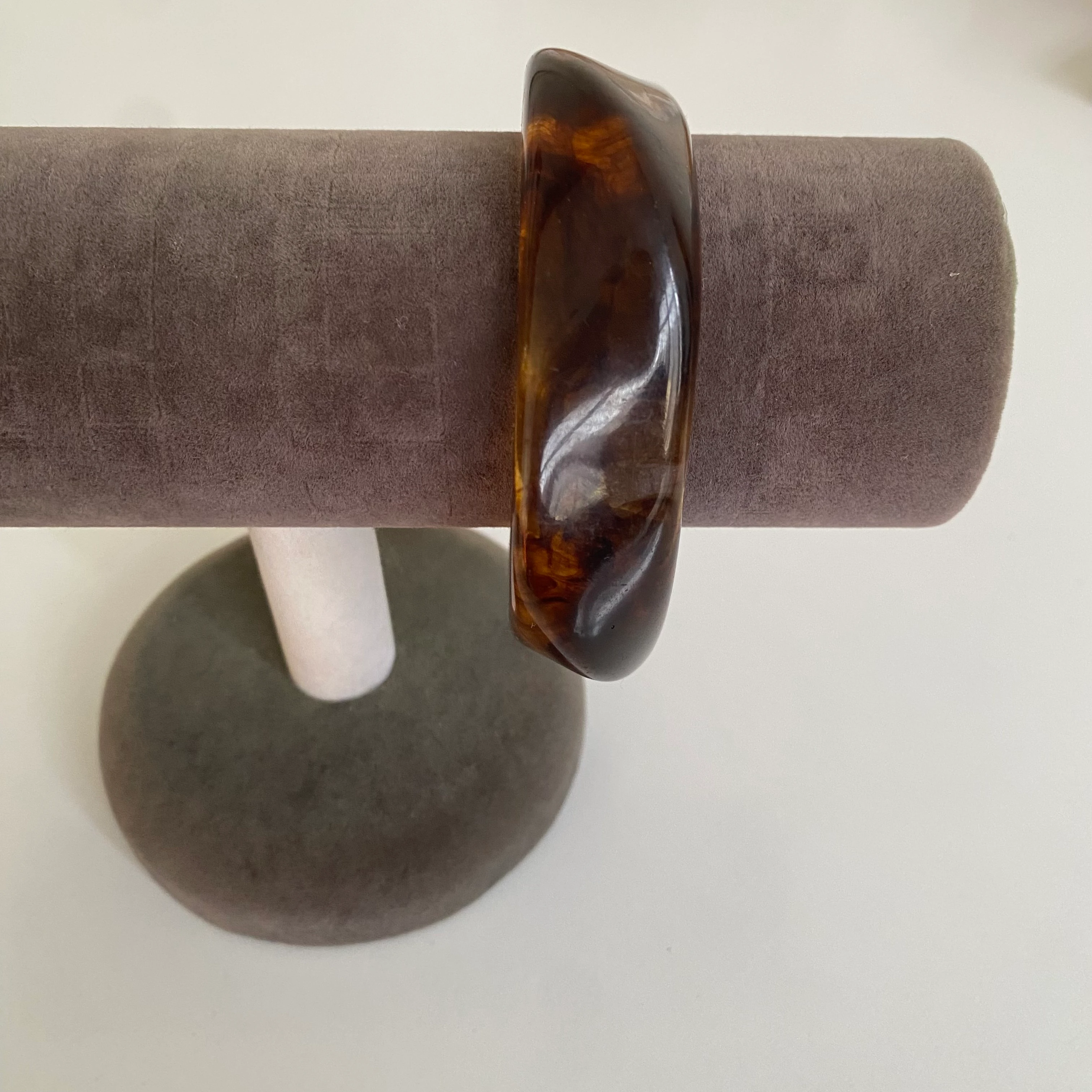 Kahve Akrilik Bilezik Bileklik