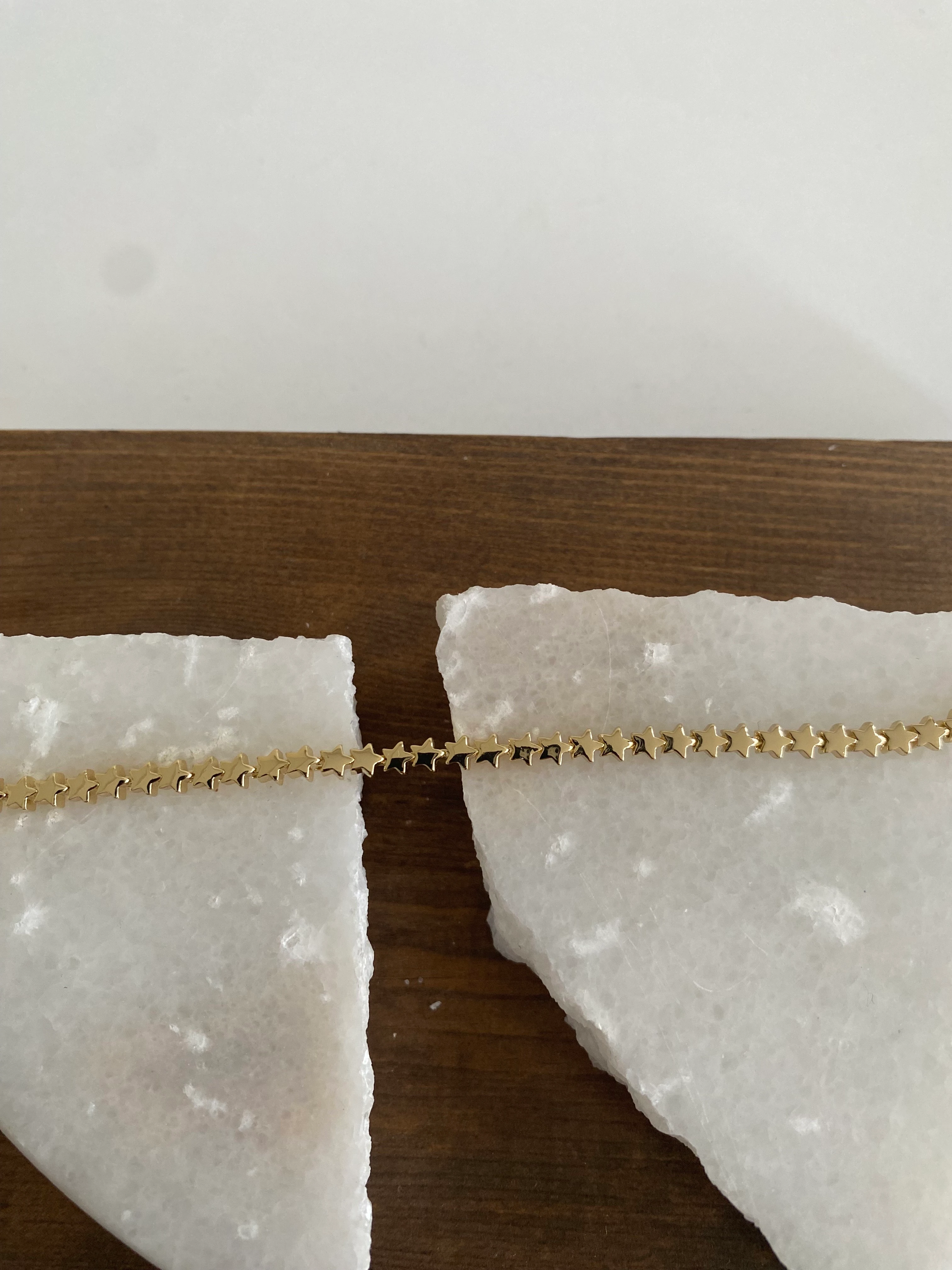 Xuping Gold Mini Yıldız Plaka Bileklik