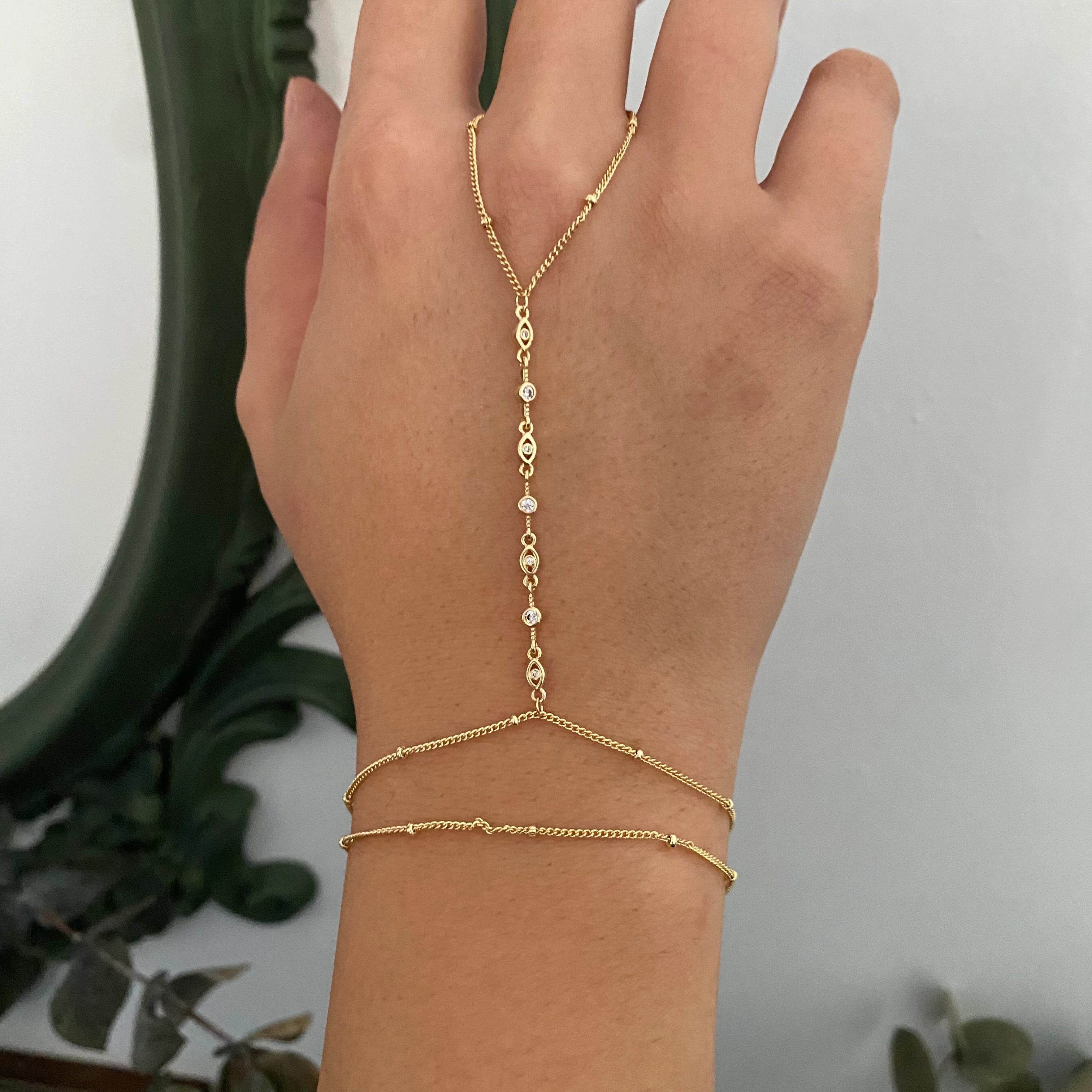 Gold Nokta Taşlı Şahmeran