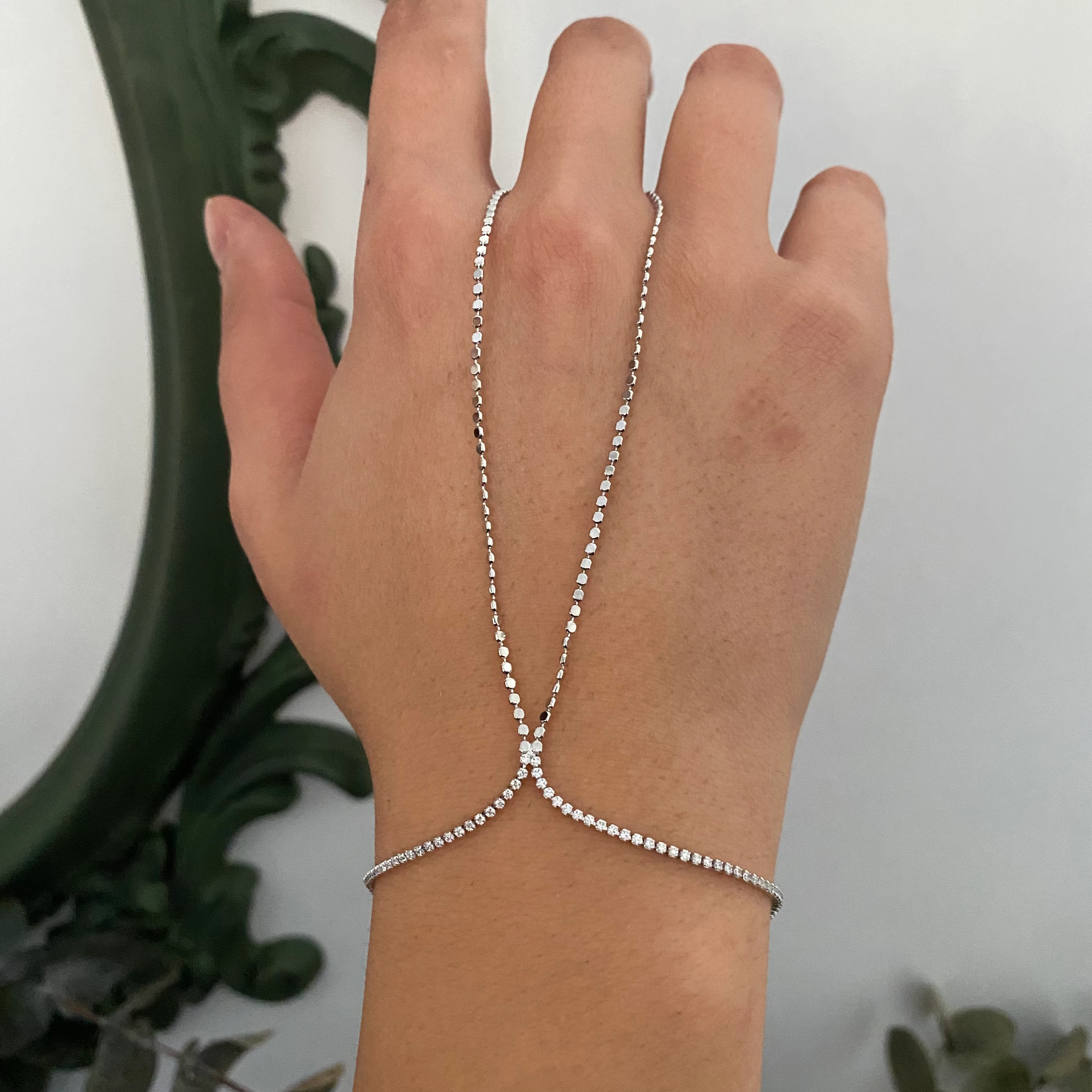 Silver Zirkon Taşlı Ezme Şahmeran