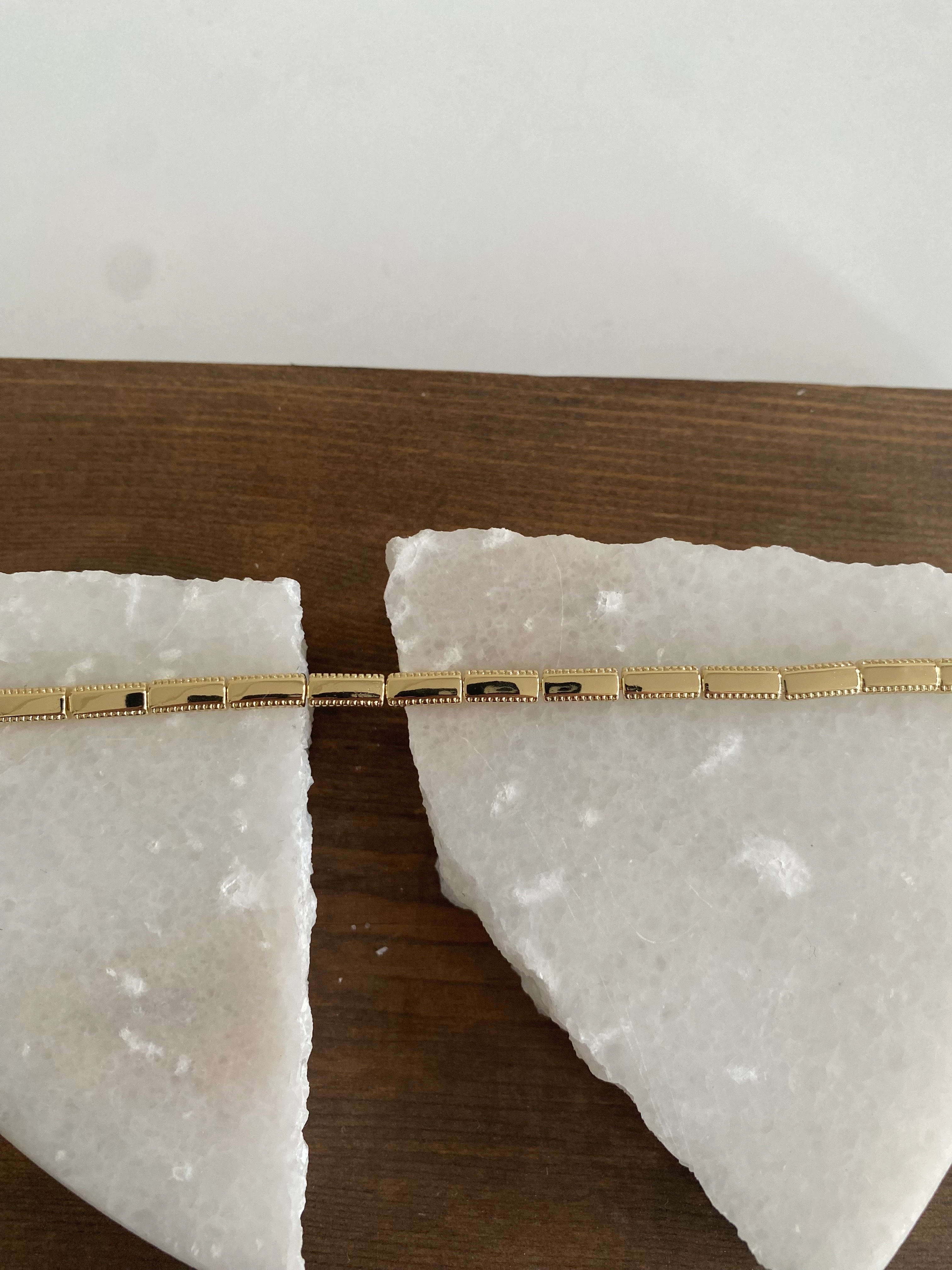 Xuping Plaka Tamtur Dikdörtgen Bileklik