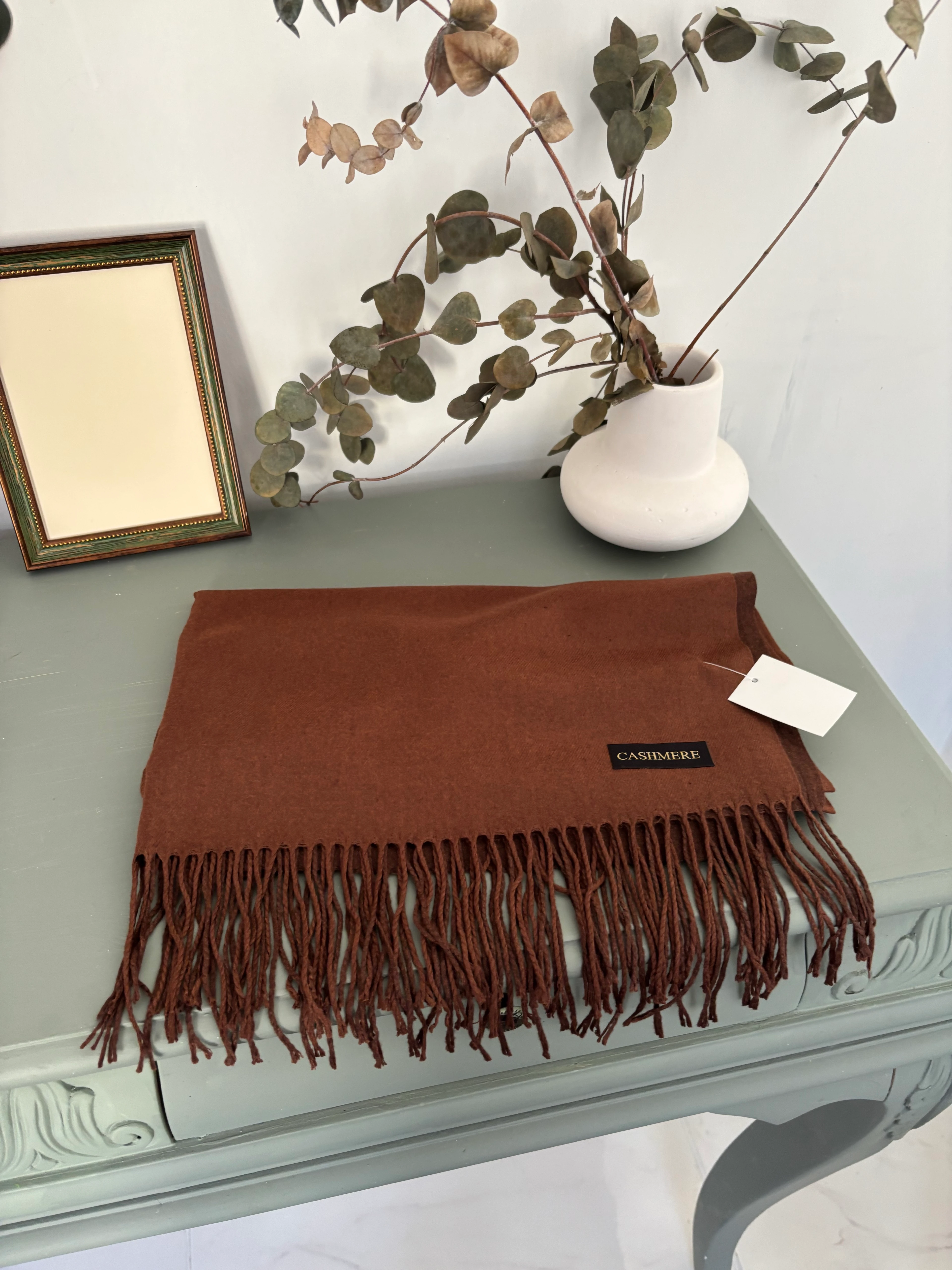 Tarçın Cashmere Şal