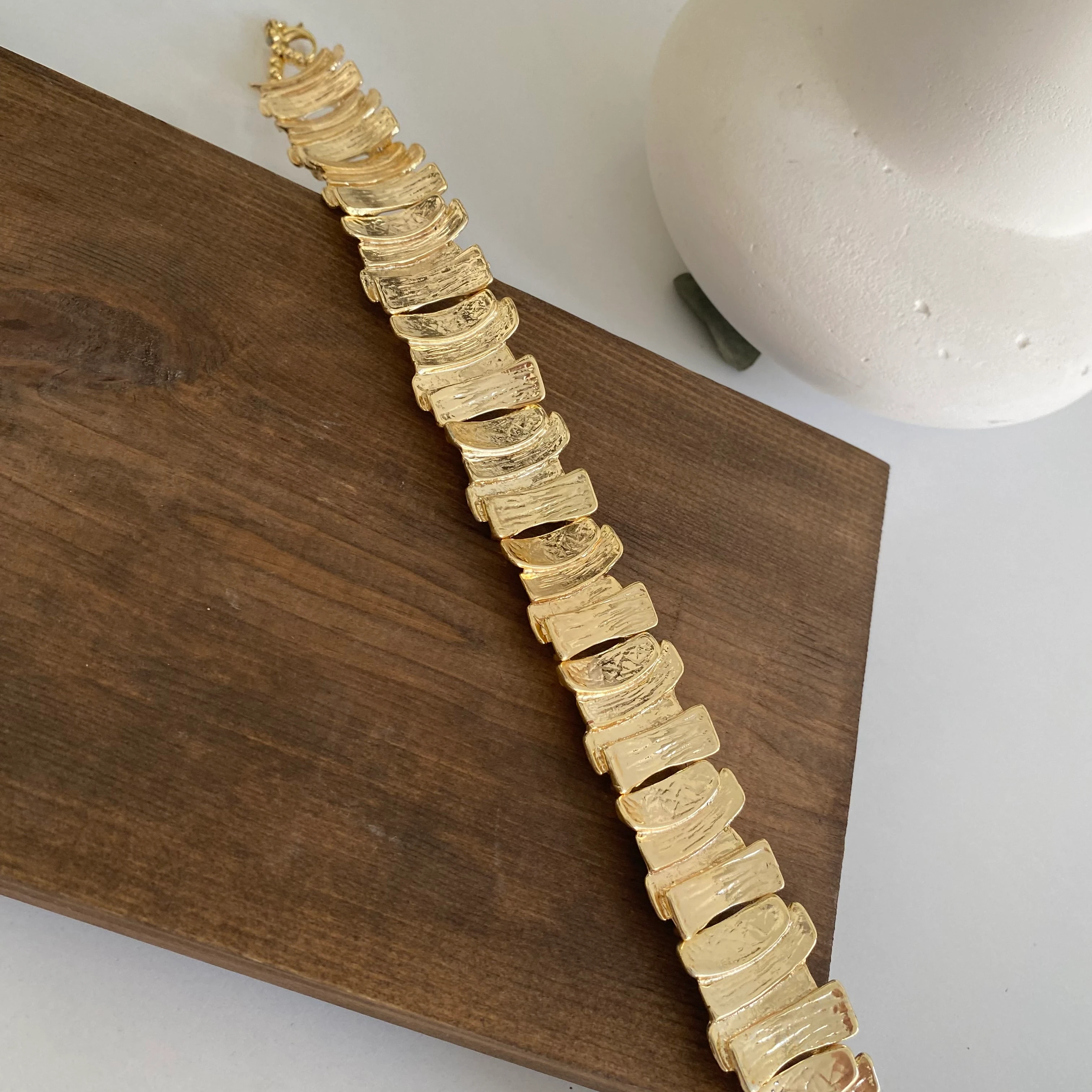 14k Altın Kaplama Choker Kolye