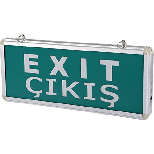 CATA CT-9175 3W Exit Çıkış Armatürü Ledli 3 Saat Akülü