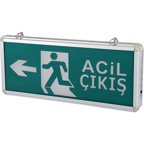 CATA CT-9179 3W Exit Çıkış Armatürü Ledli 3 Saat Akülü