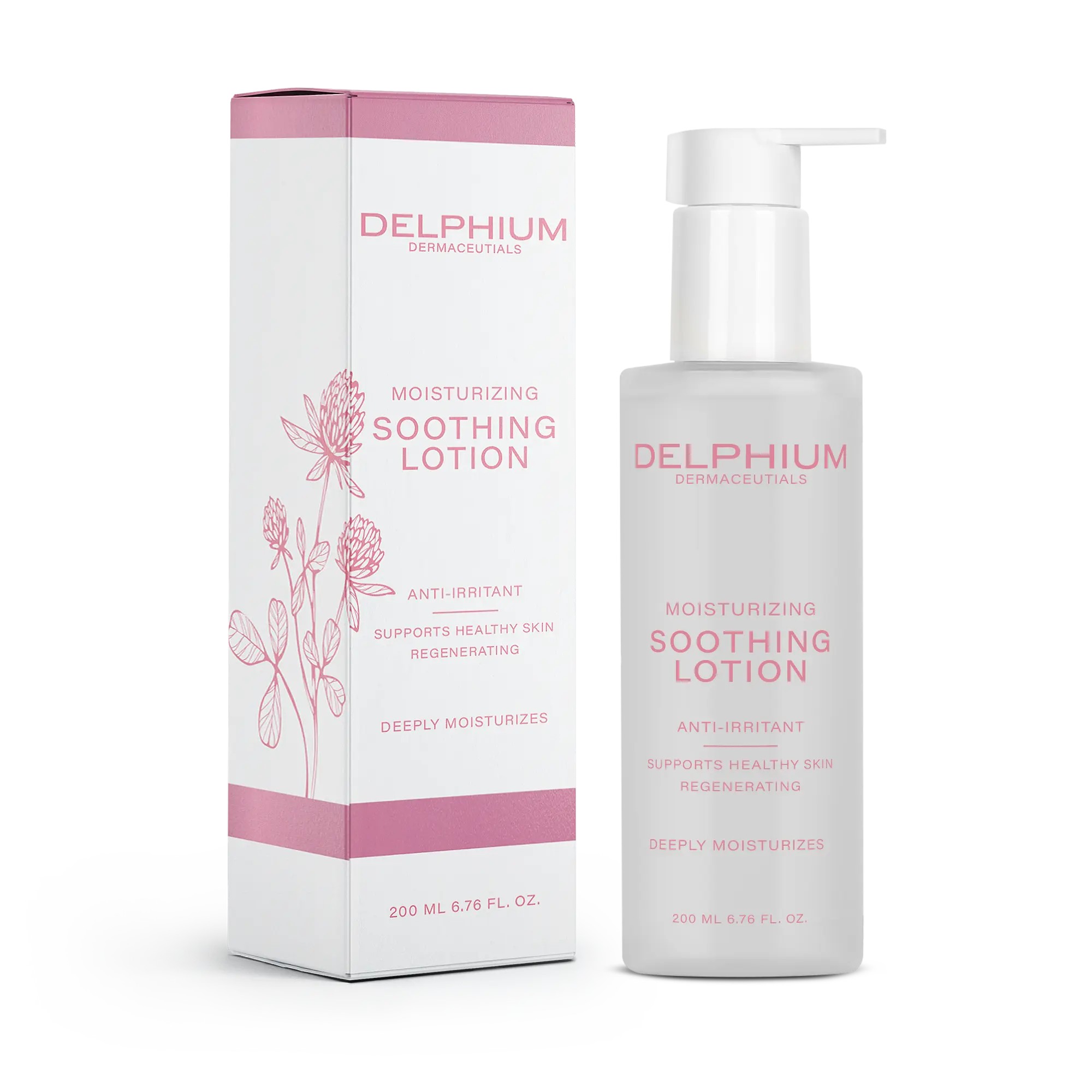 Delphium Nemlendirici Yatıştırıcı Losyon – Hassas Ciltler İçin | 200 ml