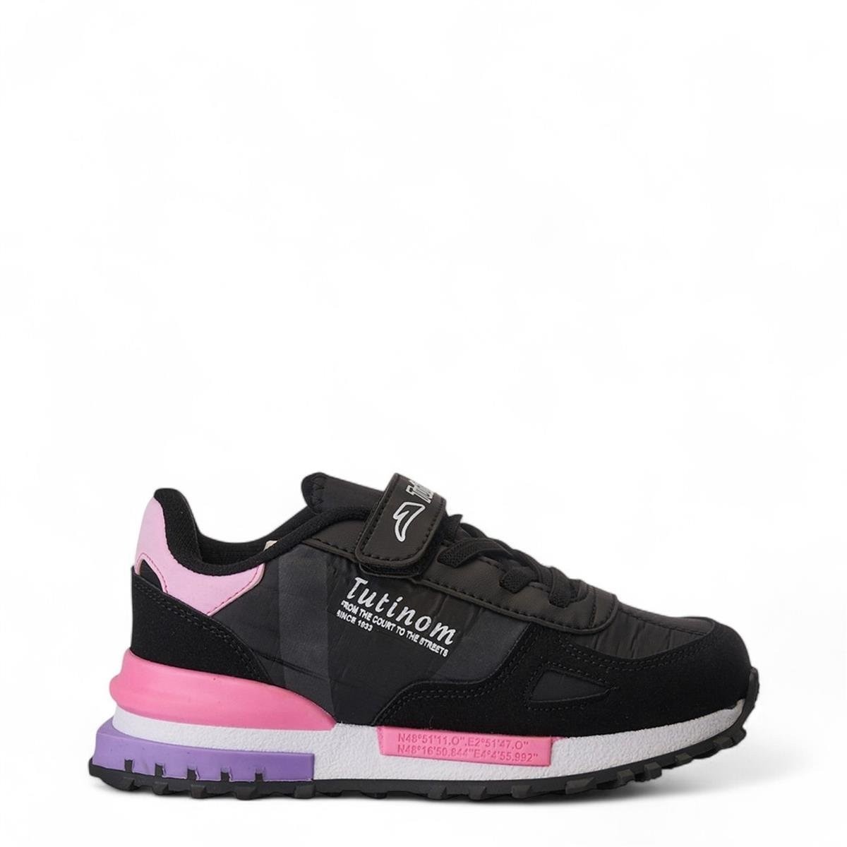 807 Çocuk Sneaker - Siyah/Pembe