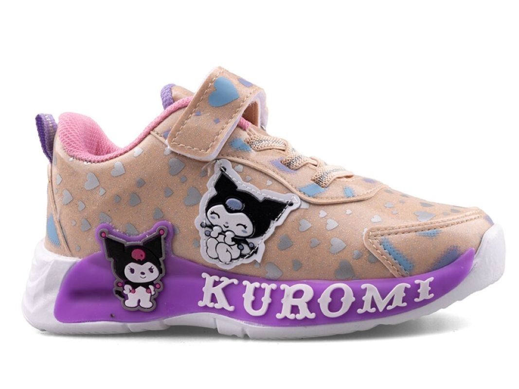 725 Kız Çocuk Okul Öncesi Işıklı Sneaker - Bej