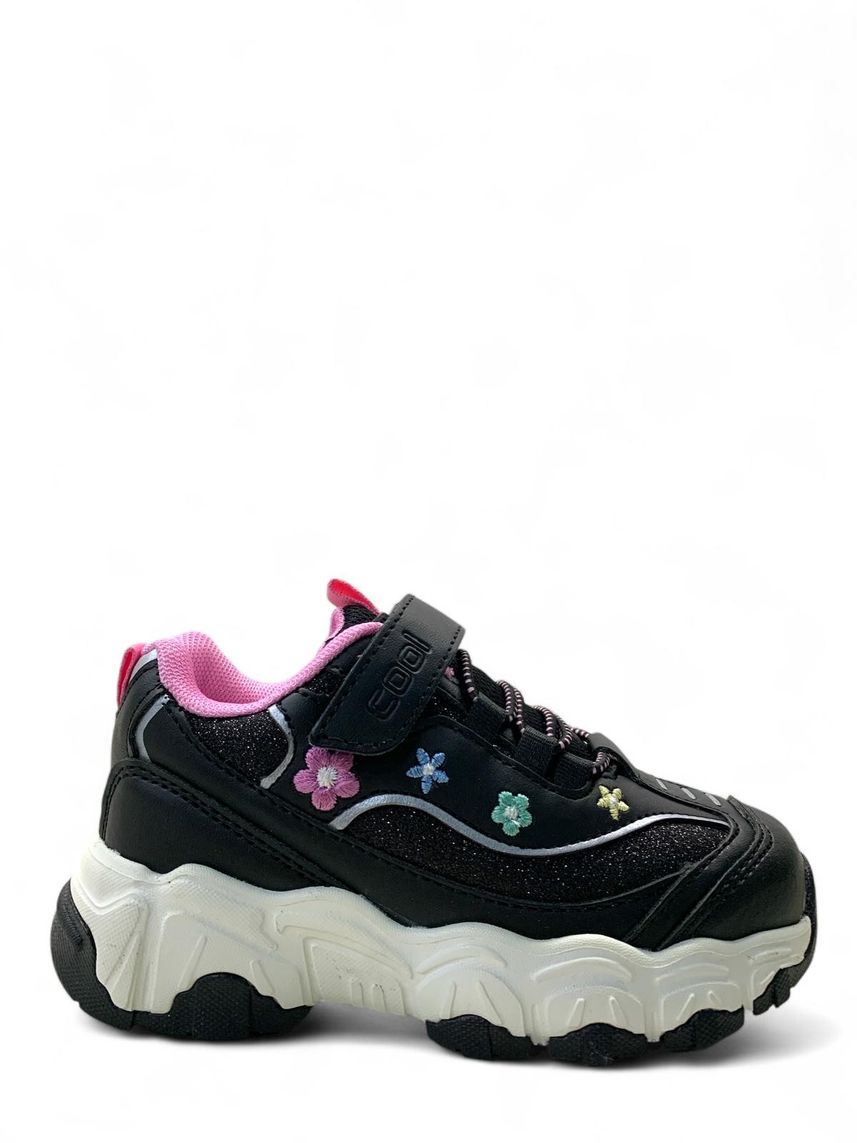 Bella Kız Çocuk Okul Öncesi Rahat Sneaker - Siyah