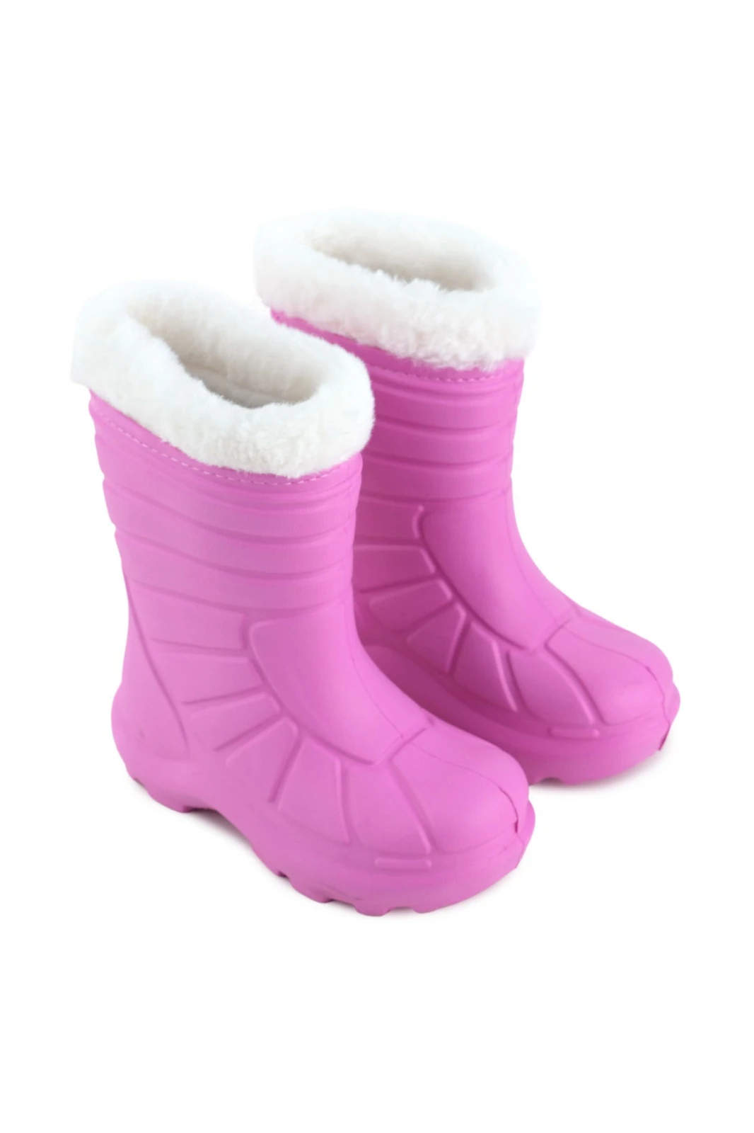 689 Çocuk Hafif Sıcak Astarlı Yağmur Çizmesi