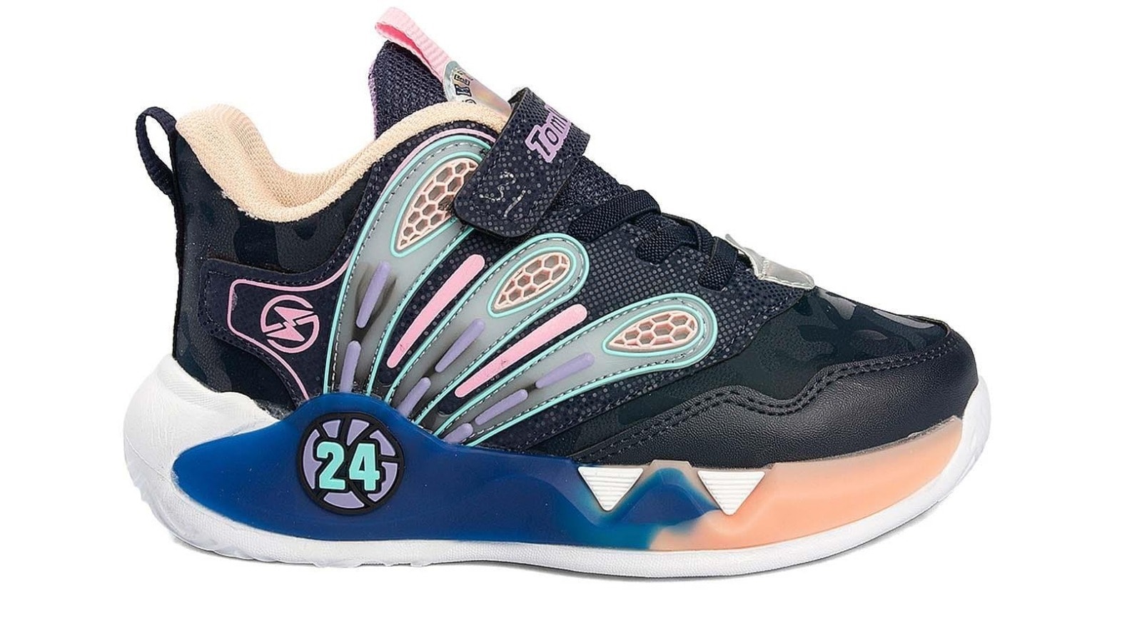 051 Çocuk Rahat Sneaker - Lacivert/Pudra