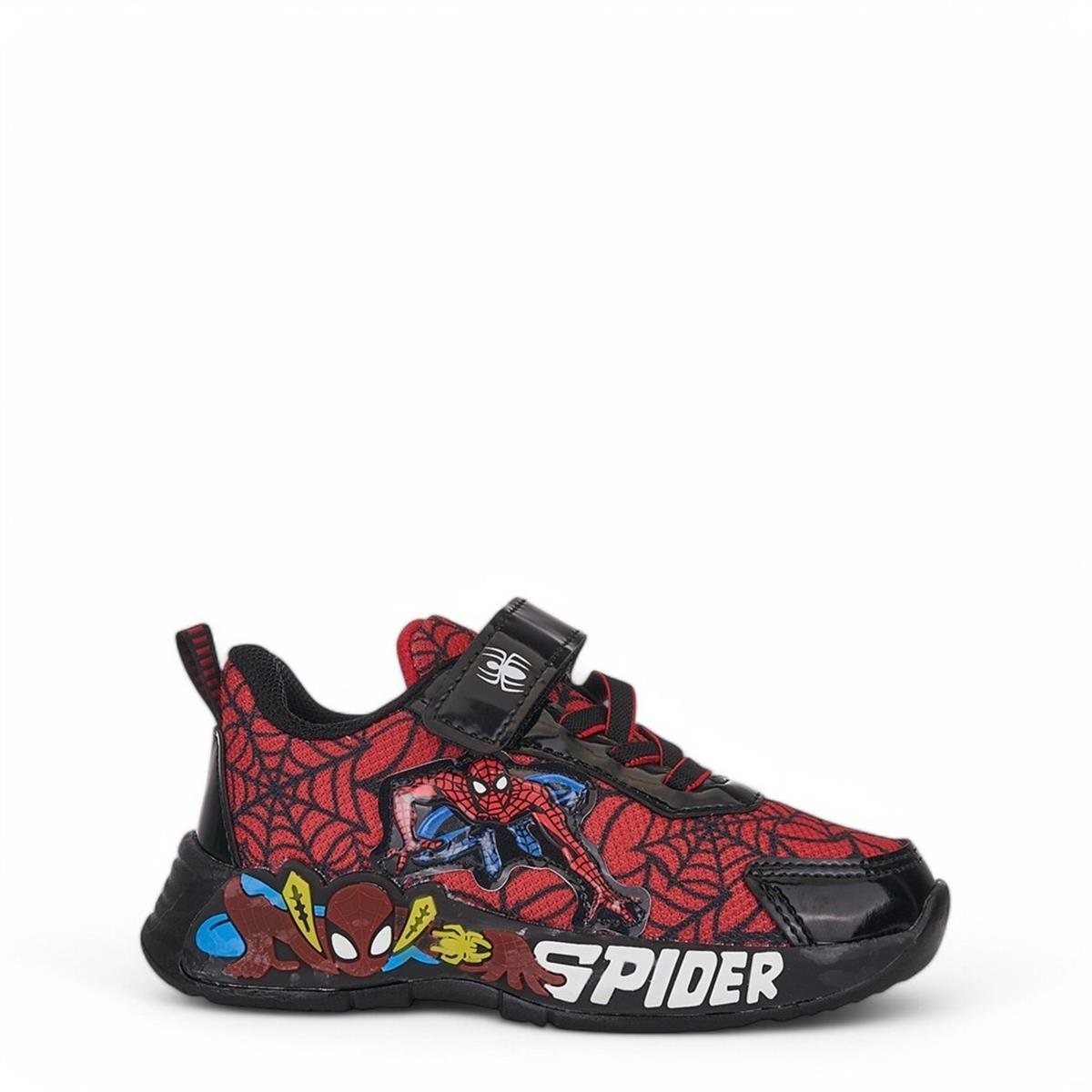 837 Erkek Çocuk Okul Öncesi Işıklı Sneaker - Kırmızı