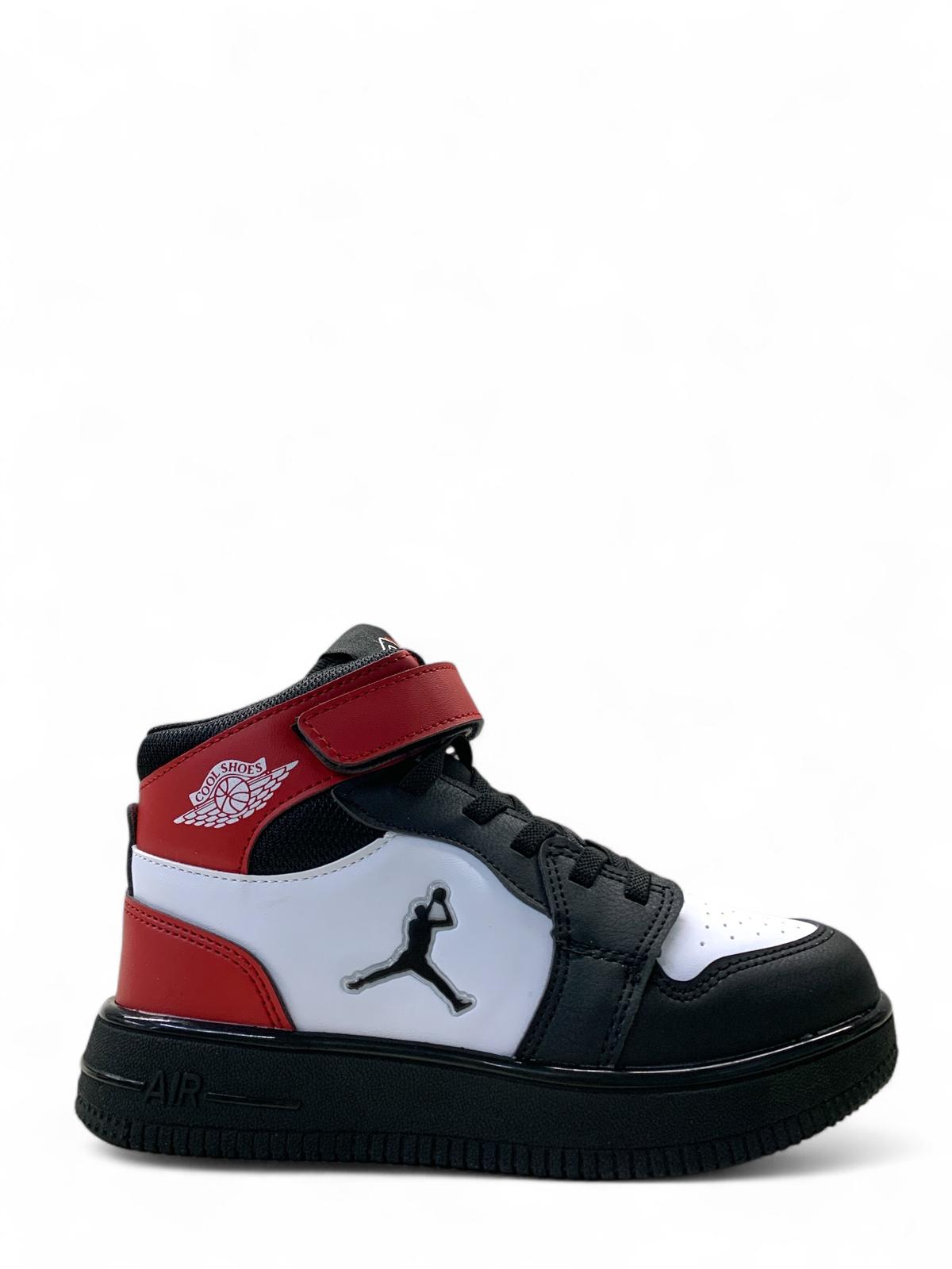Haykat Çocuk Bilekli Sneaker - Siyah/Kırmızı