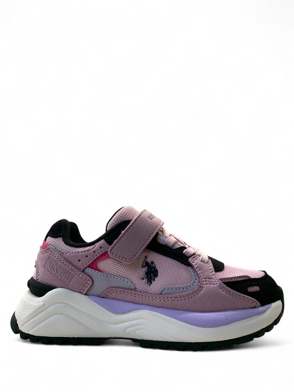 U.S. Polo Assn. HABITA 4PR Çocuk Sneaker - Pembe