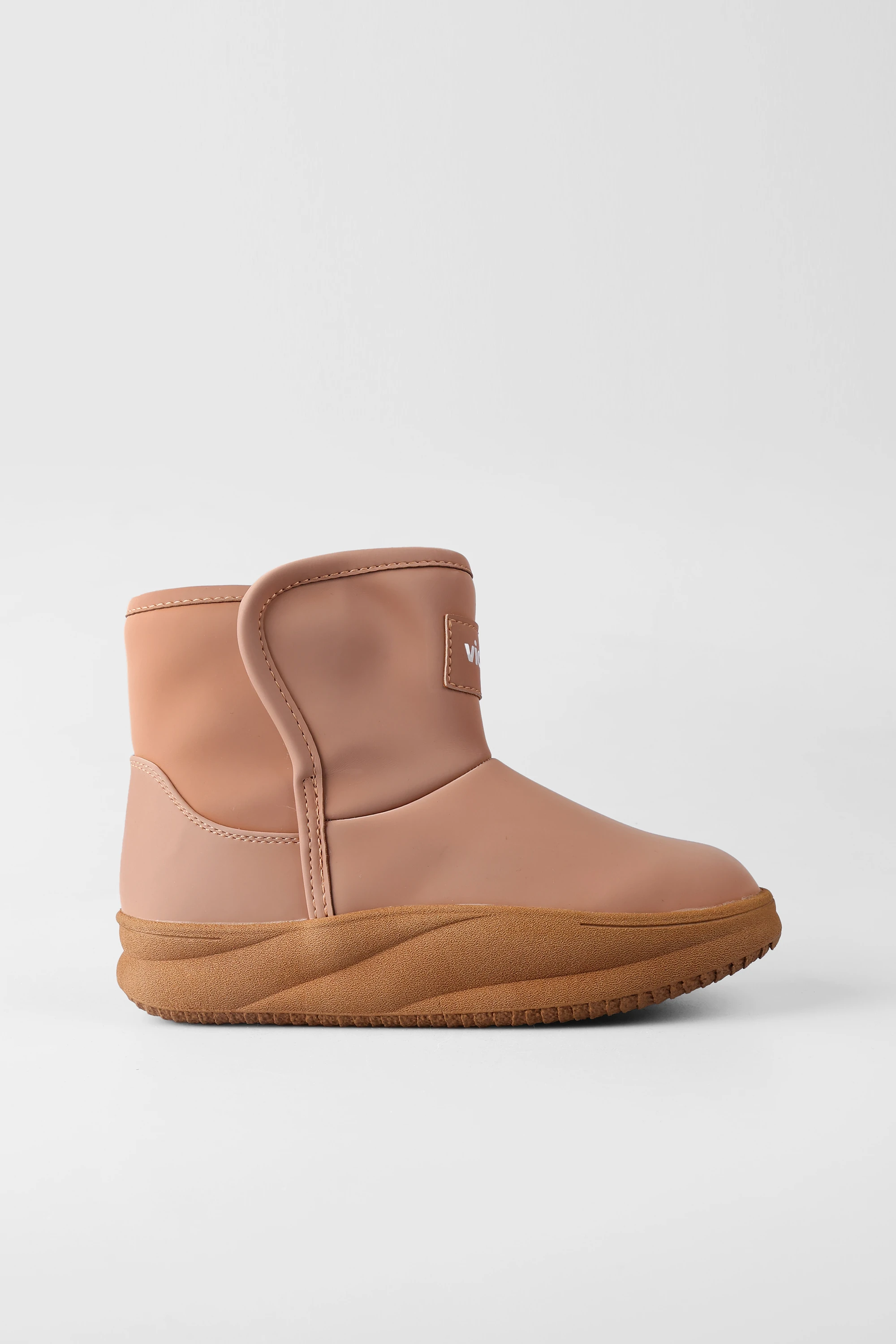 Pak Kız Çocuk İçi Kürklü Bot - Camel