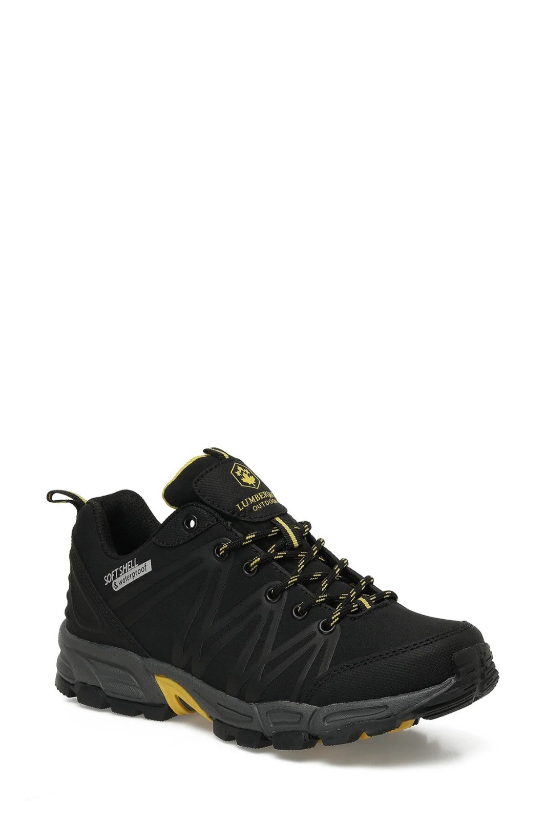 SHELL G 4PR Genç Waterproof Outdoor Ayakkabı - Siyah/Sarı