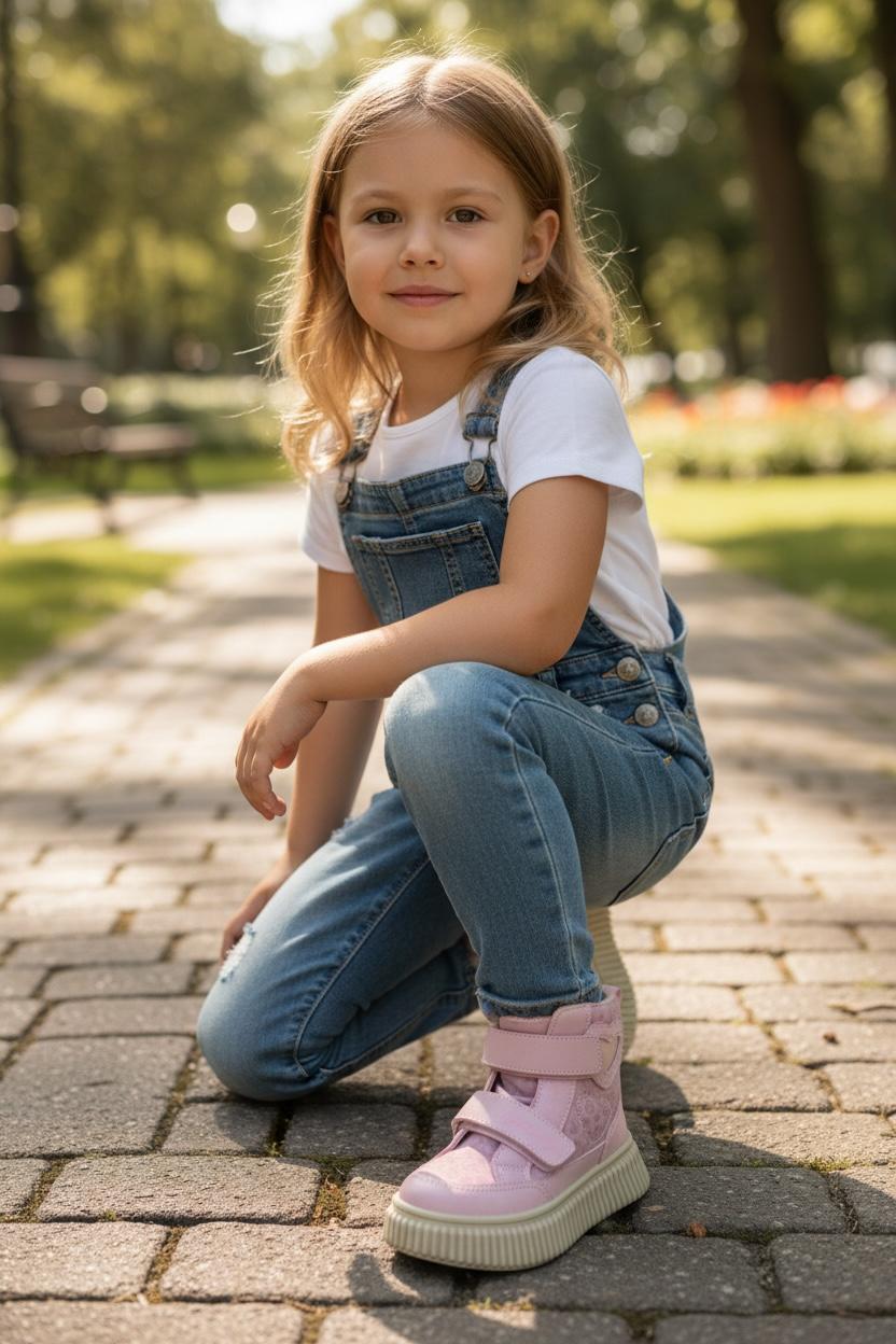 Alalis Kız Çocuk Okul Öncesi Bot - Pudra