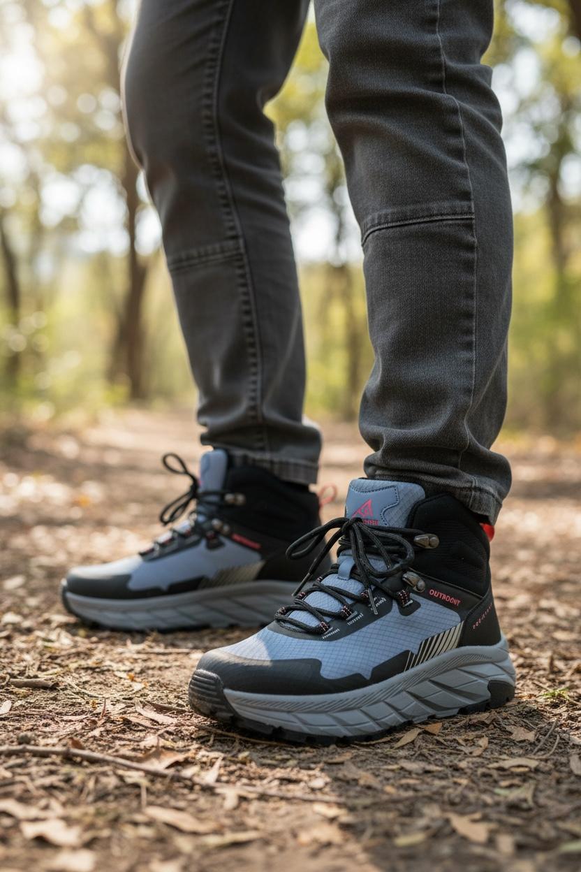 4127 Genç Suya Dayanıklı Outdoor Bot - MAVİ