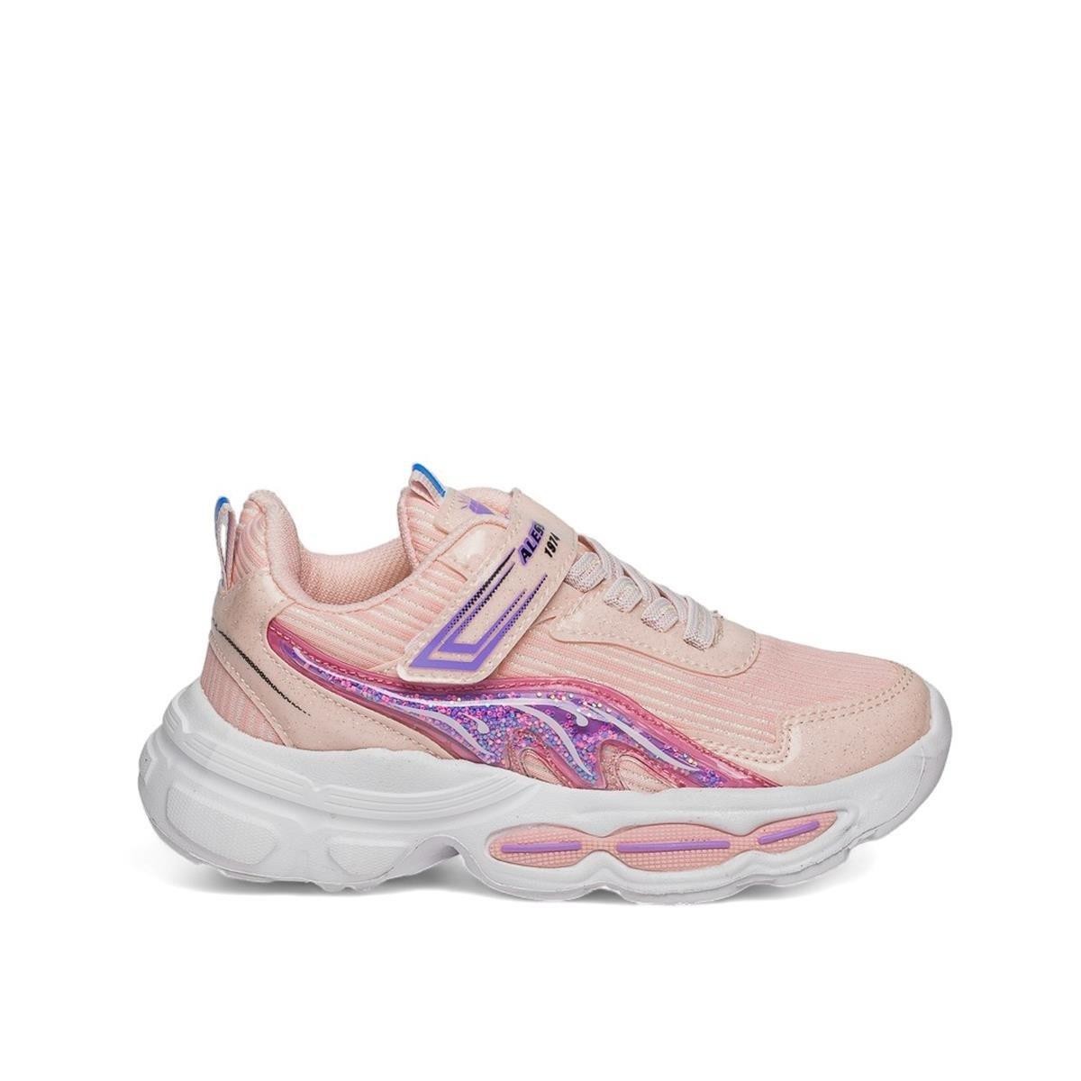 010 Kız Çocuk Rahat Sneaker - Pudra