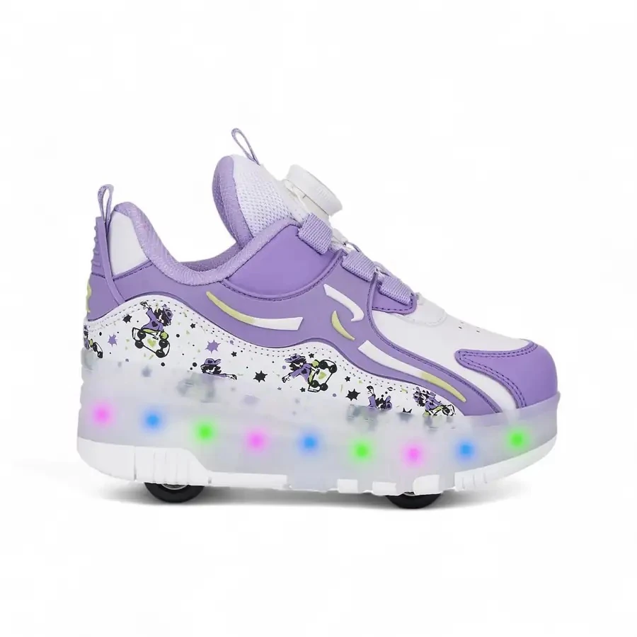 0910 Kız Çocuk Işıklı Tekerlekli Sneaker