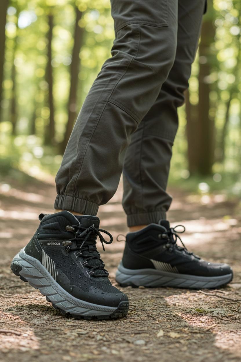 4127 Genç Suya Dayanıklı Outdoor Bot - Siyah