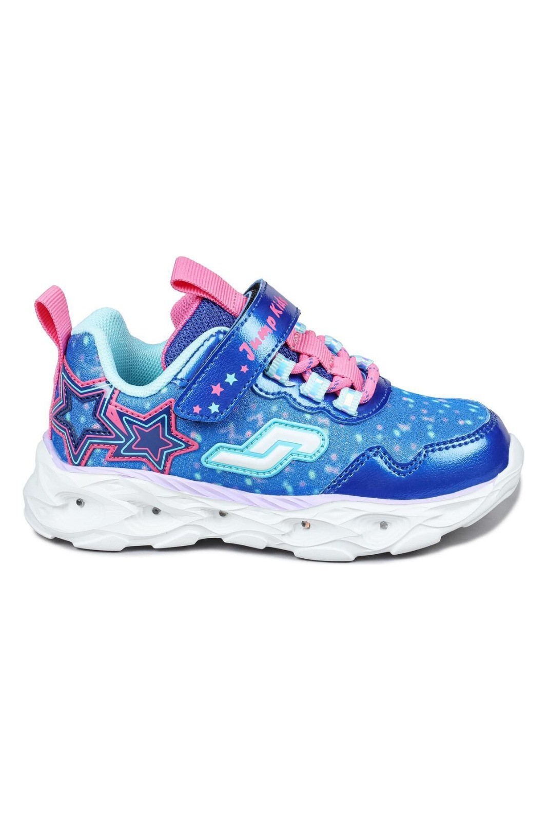 31007 Kız Çocuk Okul Öncesi Hafif Işıklı Sneaker - MAVİ