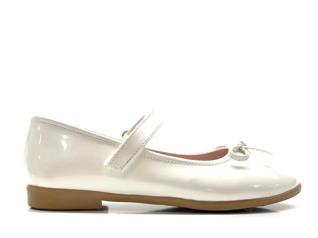 469-1 Ortopedik Kız Çocuk Babet - BEYAZ RUGAN