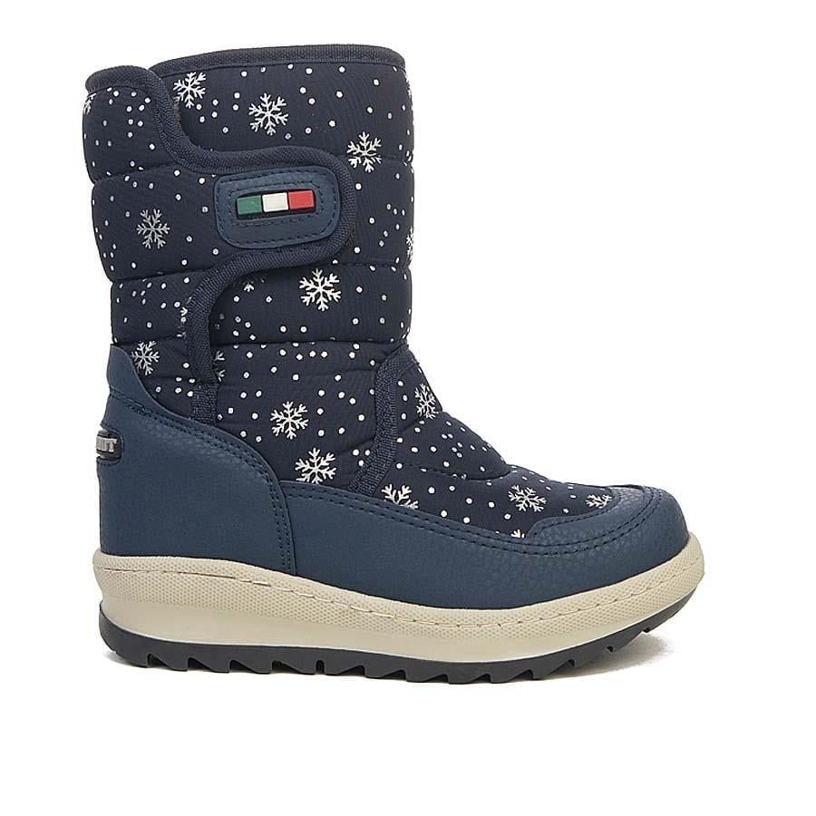 80 Çocuk Okul Öncesi İçi Tüylü Kar Botu - Lacivert