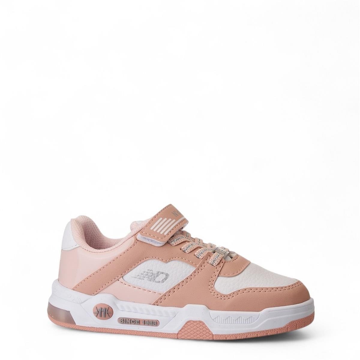 012 Çocuk Okul Öncesi Işıklı Sneaker - Pudra