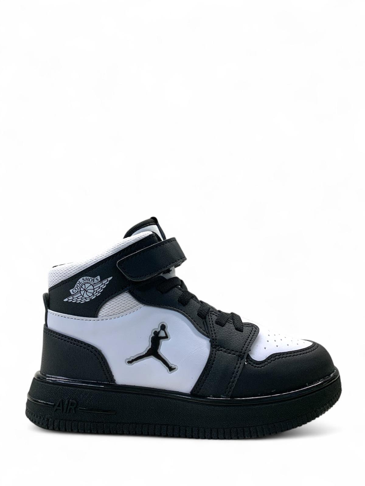 Haykat Çocuk Bilekli Sneaker - Siyah/Beyaz