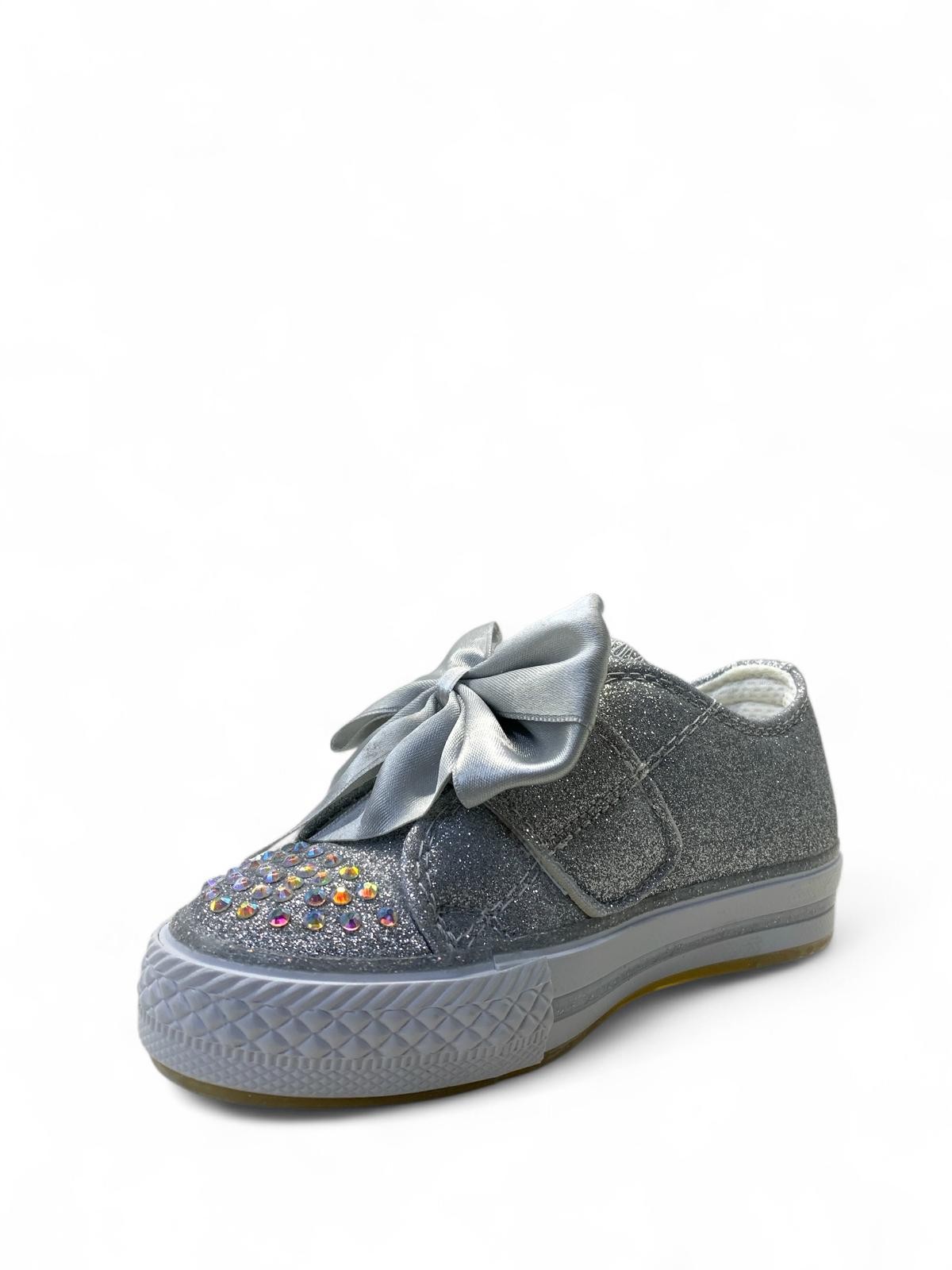1210 Kız Çocuk Okul Öncesi Kurdele Işıklı Sneaker