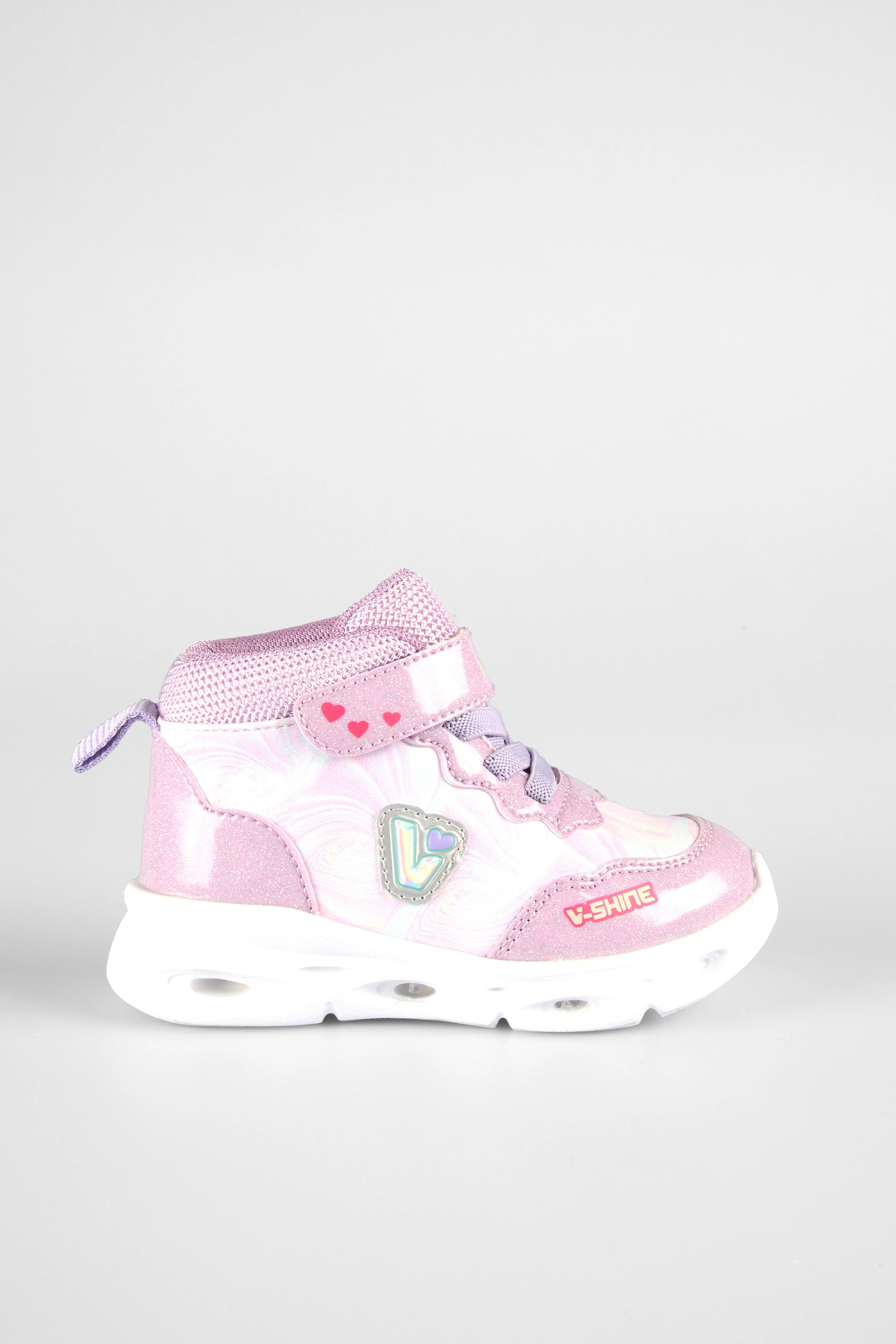 Poni Kız Çocuk Işıklı Rahat Bot - Lila