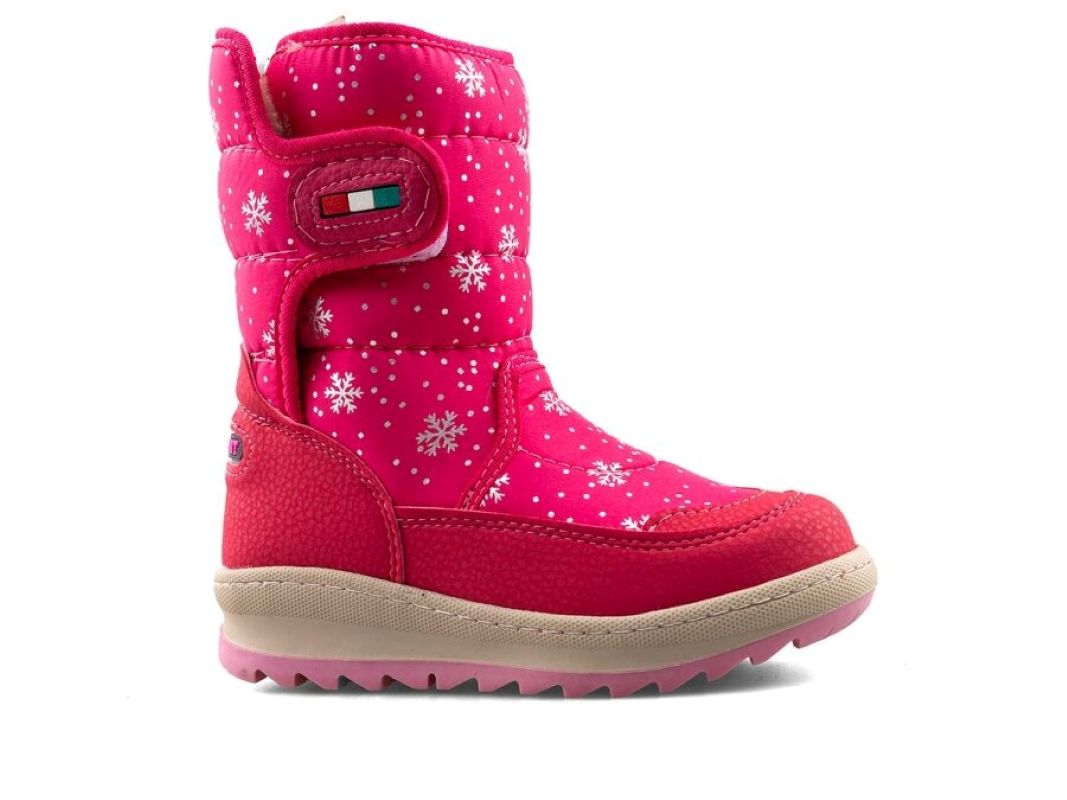 80 Çocuk Okul Öncesi İçi Tüylü Kar Botu - Fuşya