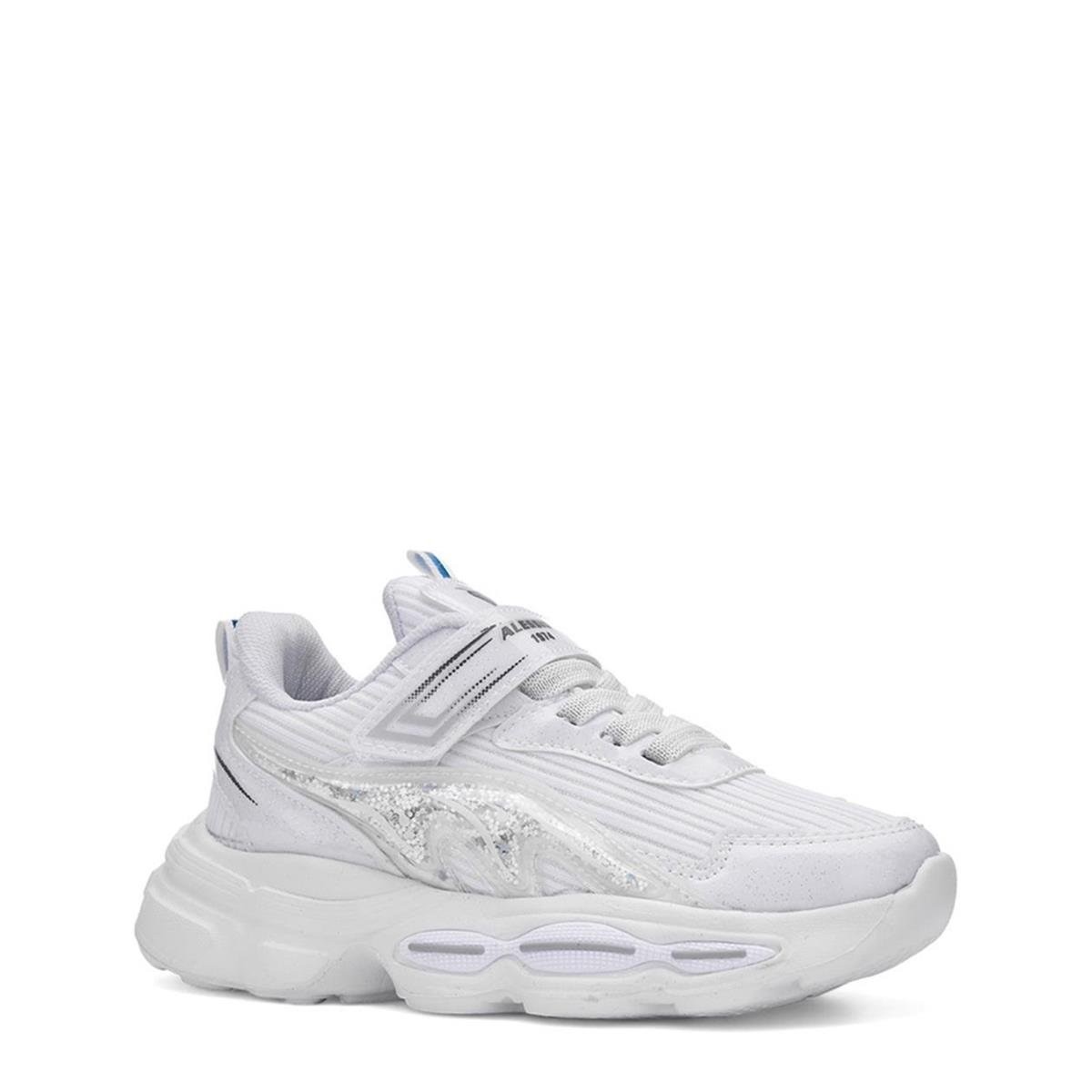 010 Kız Çocuk Okul Öncesi Işıklı Sneaker - BEYAZ