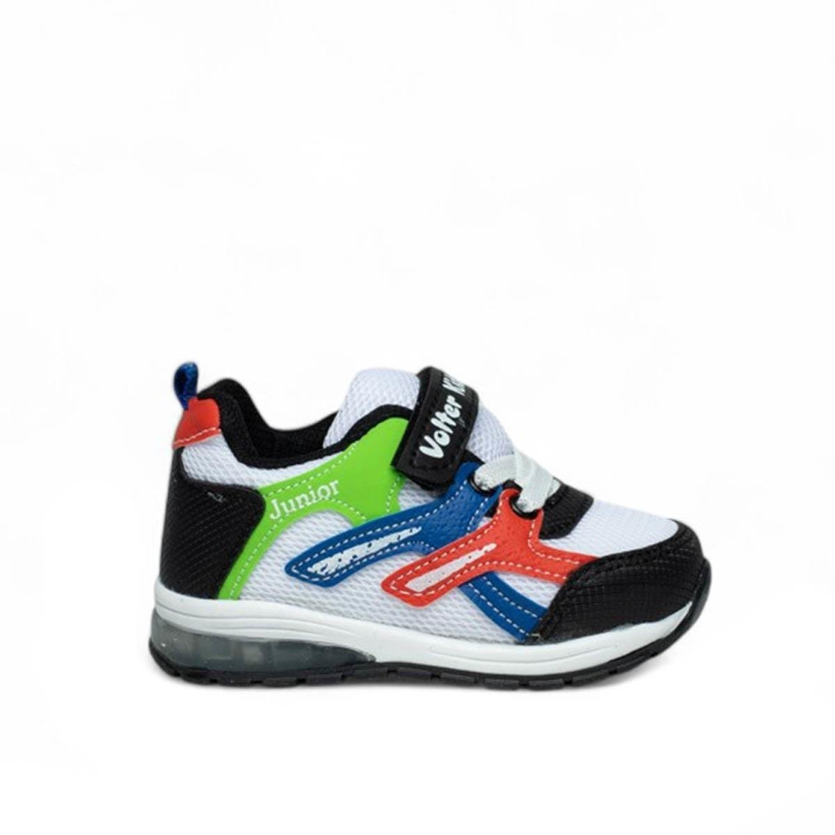 117 Bebek Işıklı Sneaker - Siyah/Yeşil