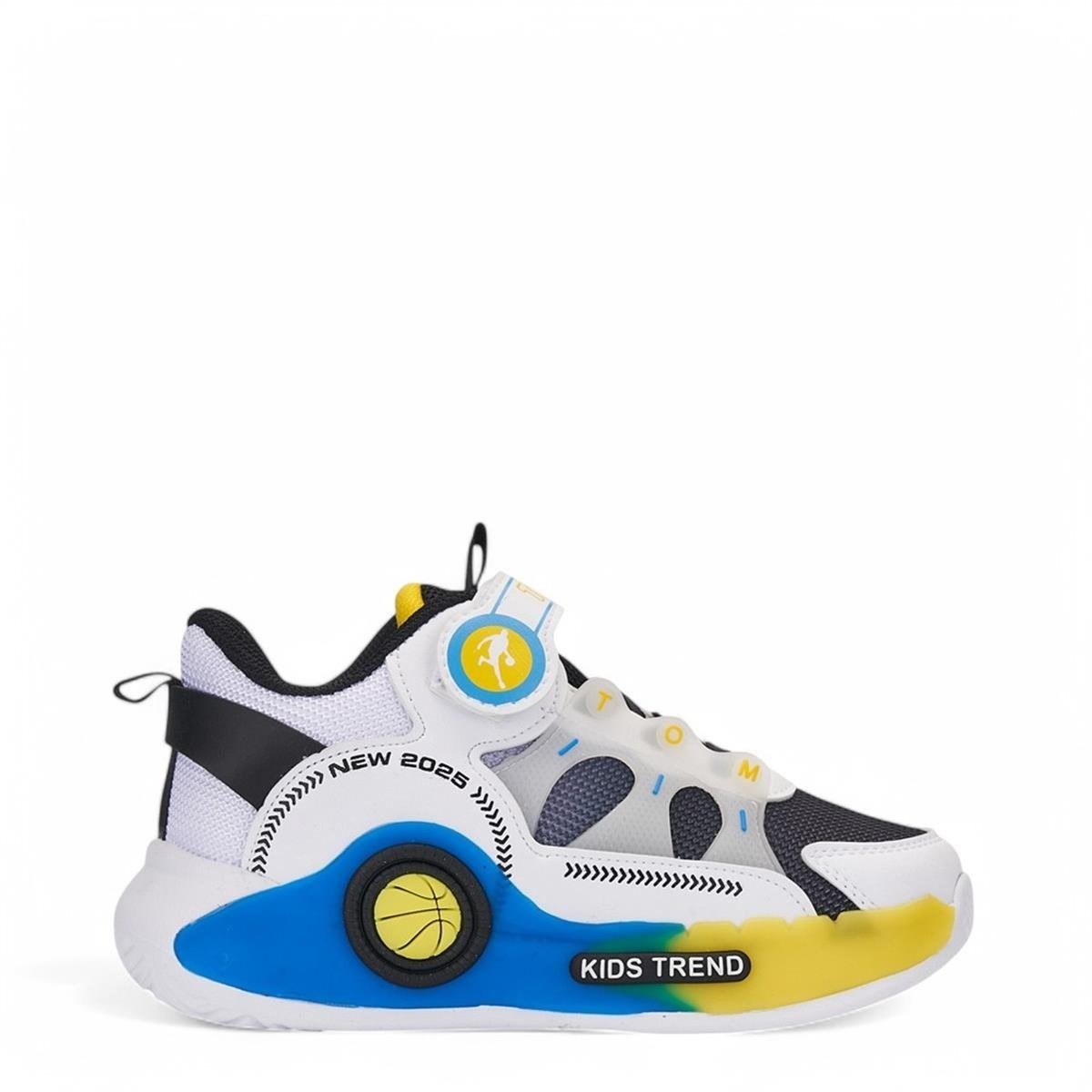 529 Erkek Çocuk Rahat Sneaker - Beyaz/Siyah