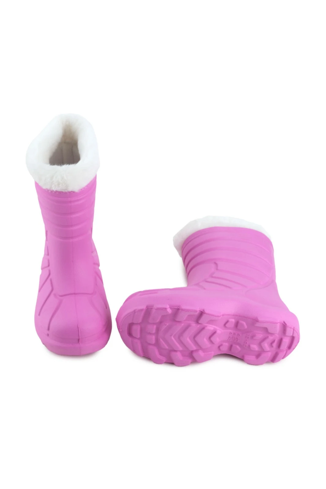 689 Çocuk Hafif Sıcak Astarlı Yağmur Çizmesi