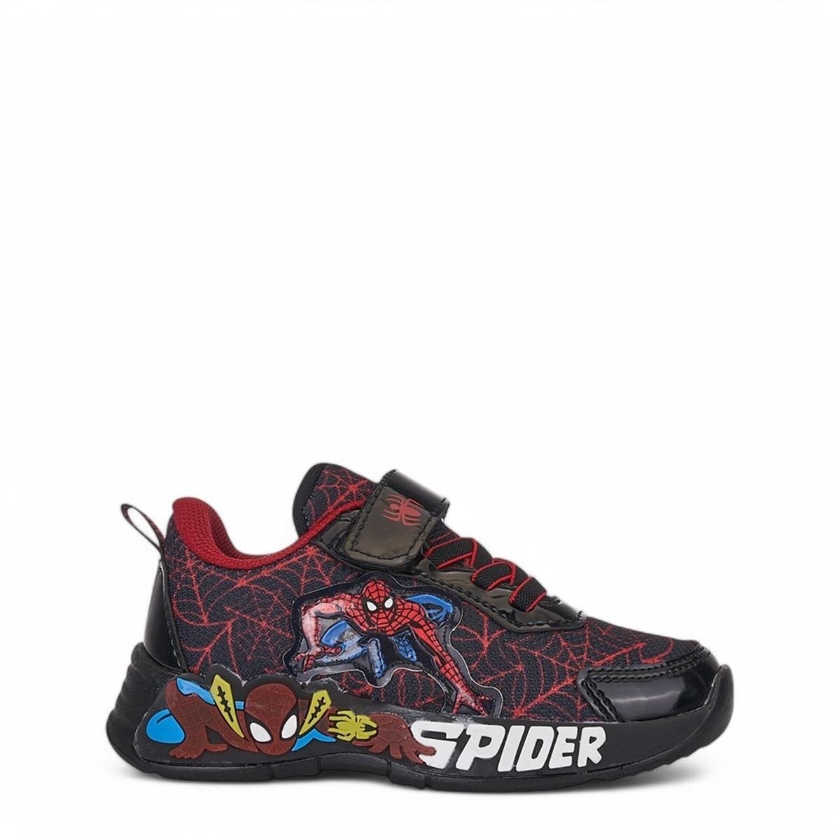 837 Erkek Çocuk Okul Öncesi Işıklı Sneaker - Siyah