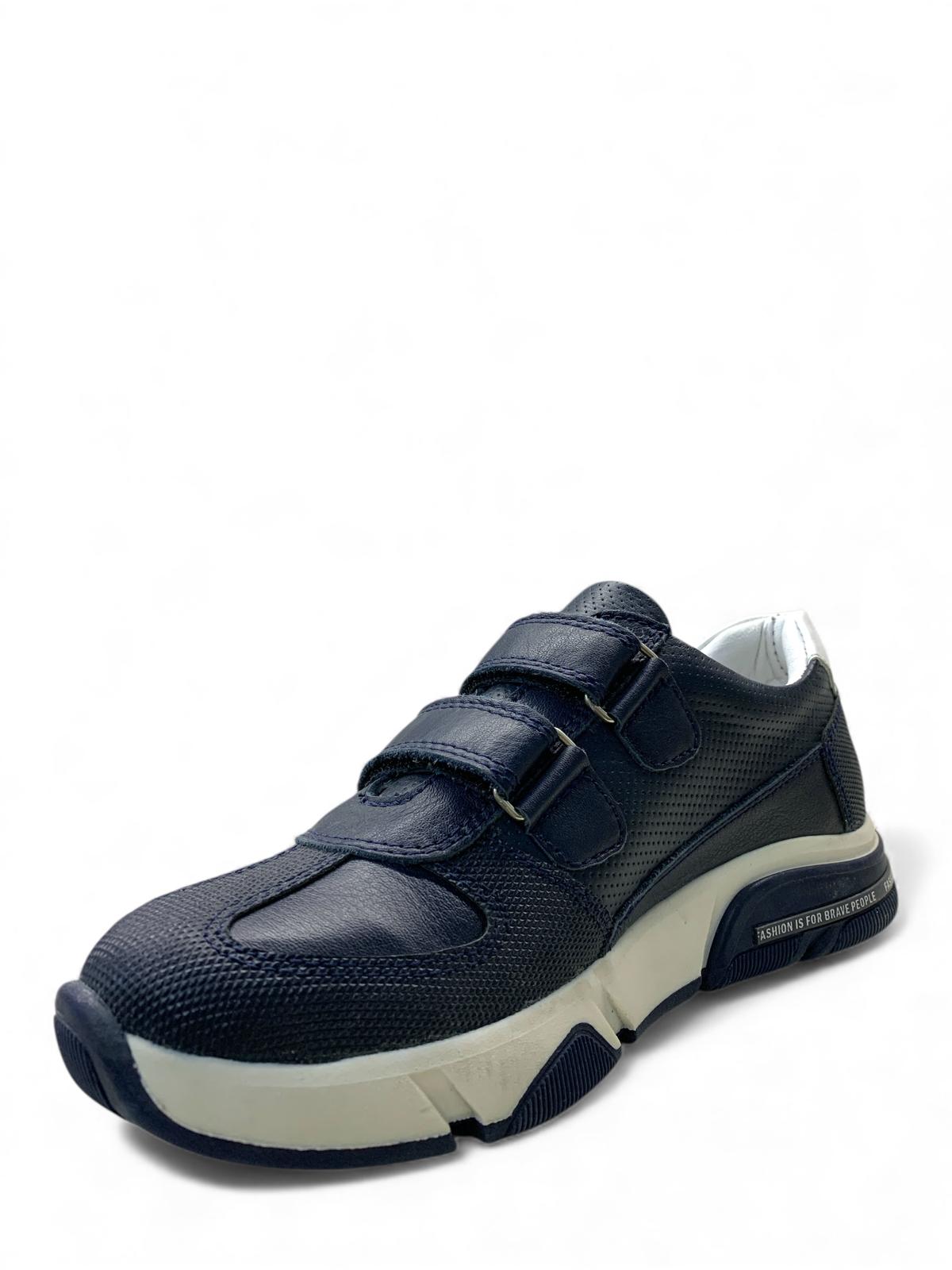 2215 Genç Çocuk Deri Bantlı Ayakkabı