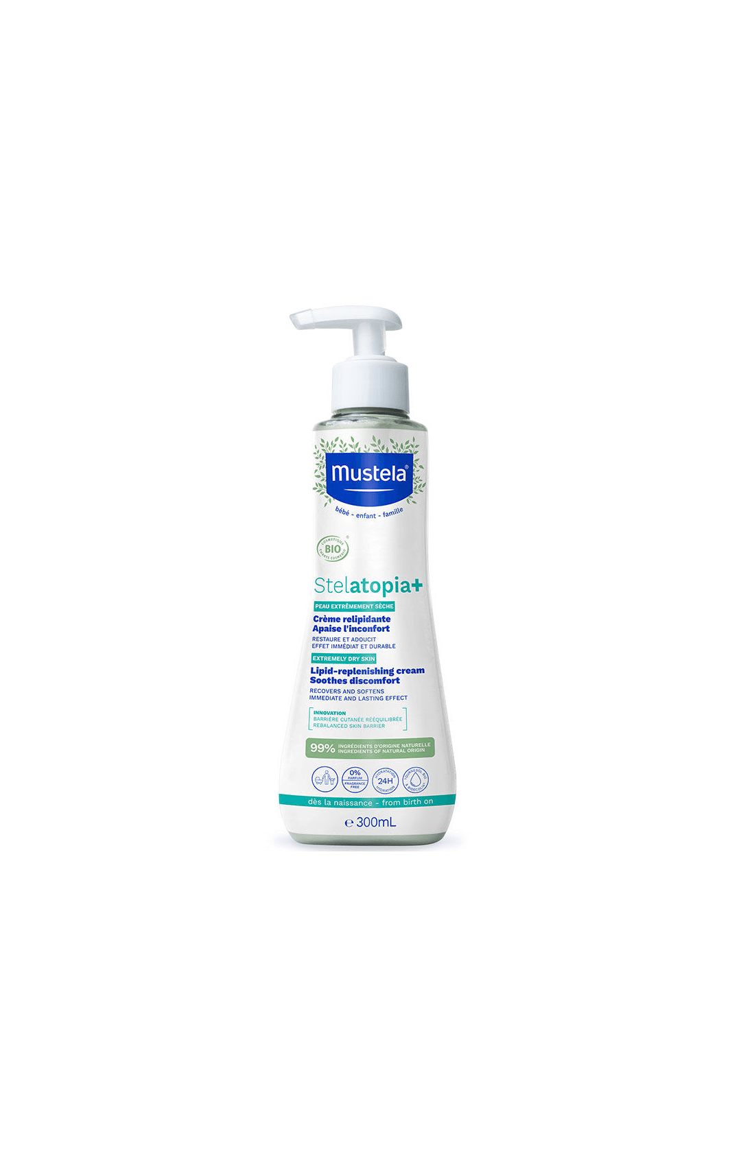 Mustela Stelatopia+ Lipid Replenishing Cream 300mL