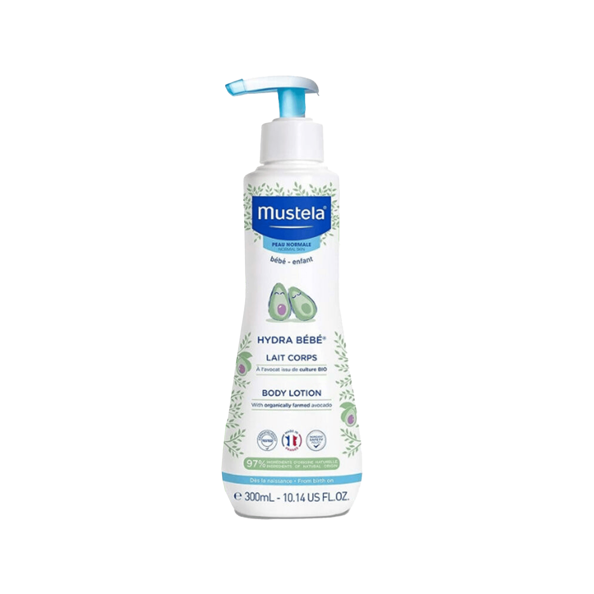 Mustela Hydra Bebe Organik Avokado İçeren Nemlendirici Bebek Vücut Losyonu 300mL