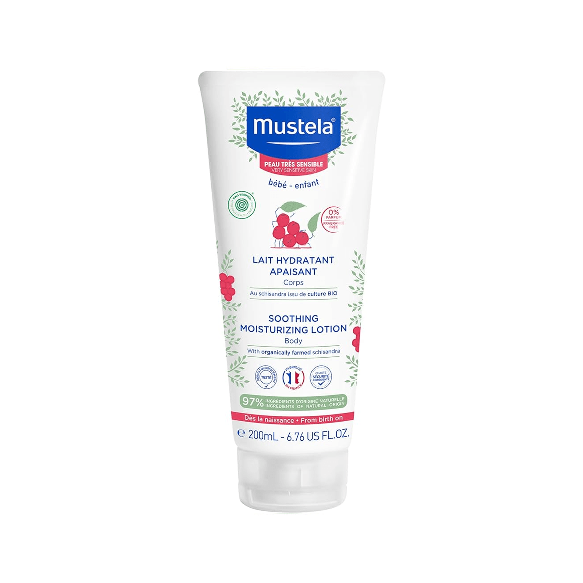 Mustela Çok Hassas Ciltler için Rahatlatıcı Nemlendirici Losyon 200mL