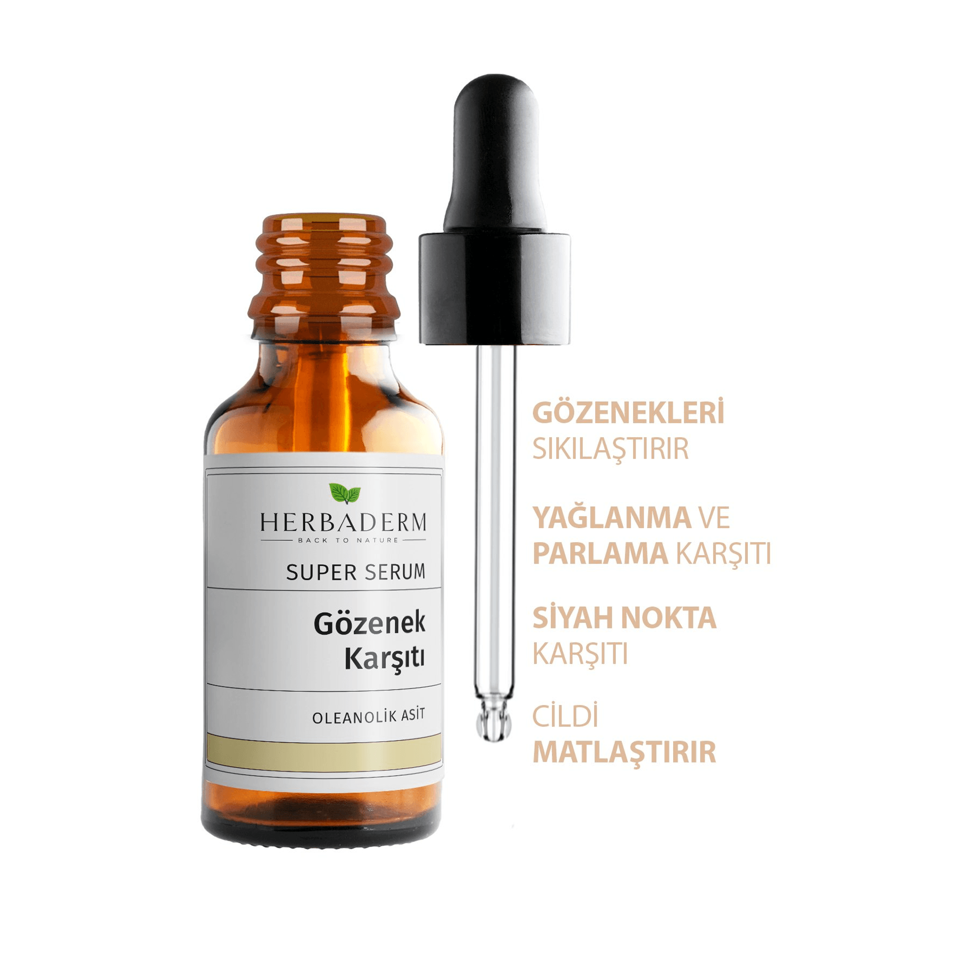 Herbaderm Gözenek Karşıtı Super Serum 30mL