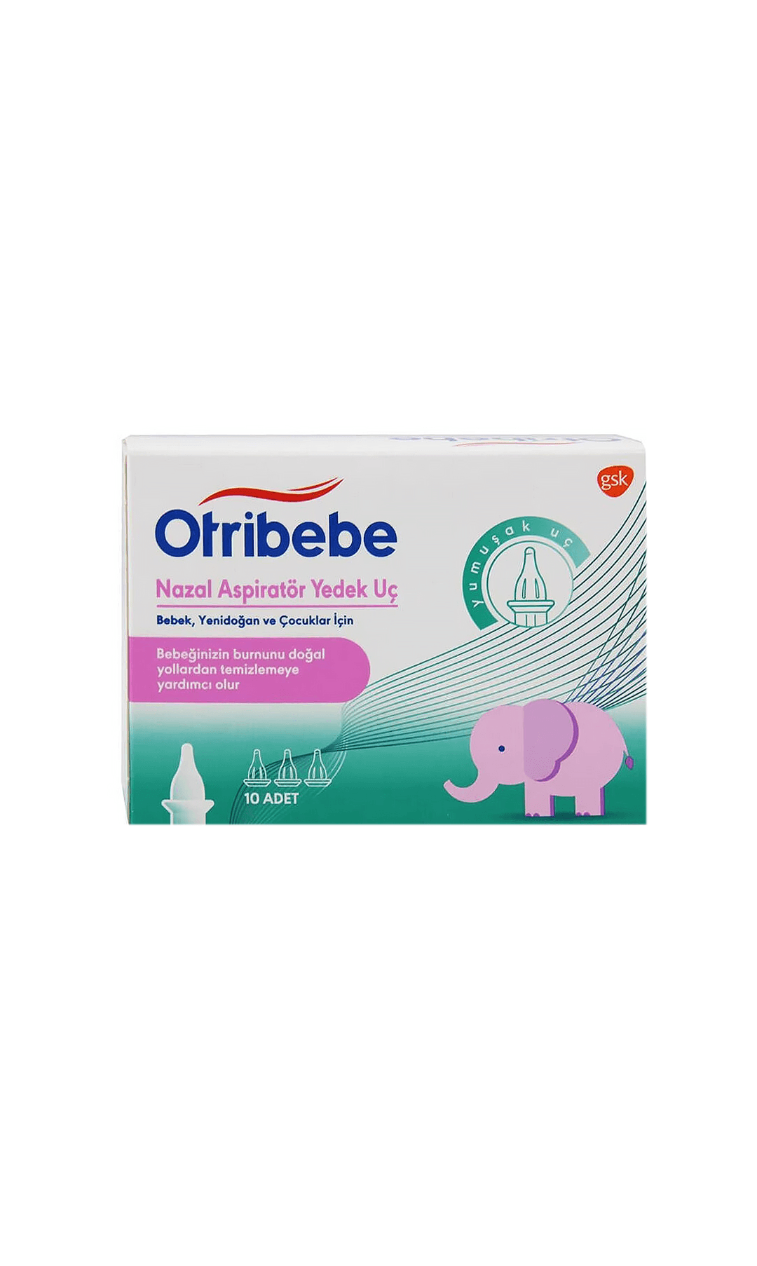 Otribebe Nazal Aspiratör Yedek Uç 10 Adet