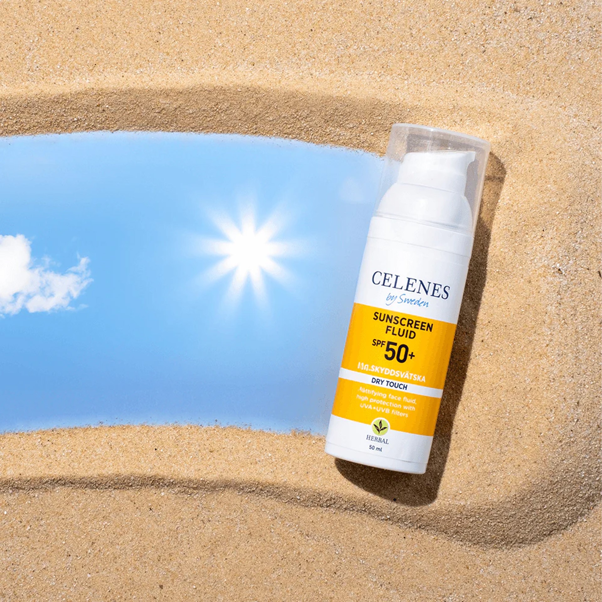 Celenes By Sweden Herbal Güneş Koruyucu Spf50 Dry Touch 50mL